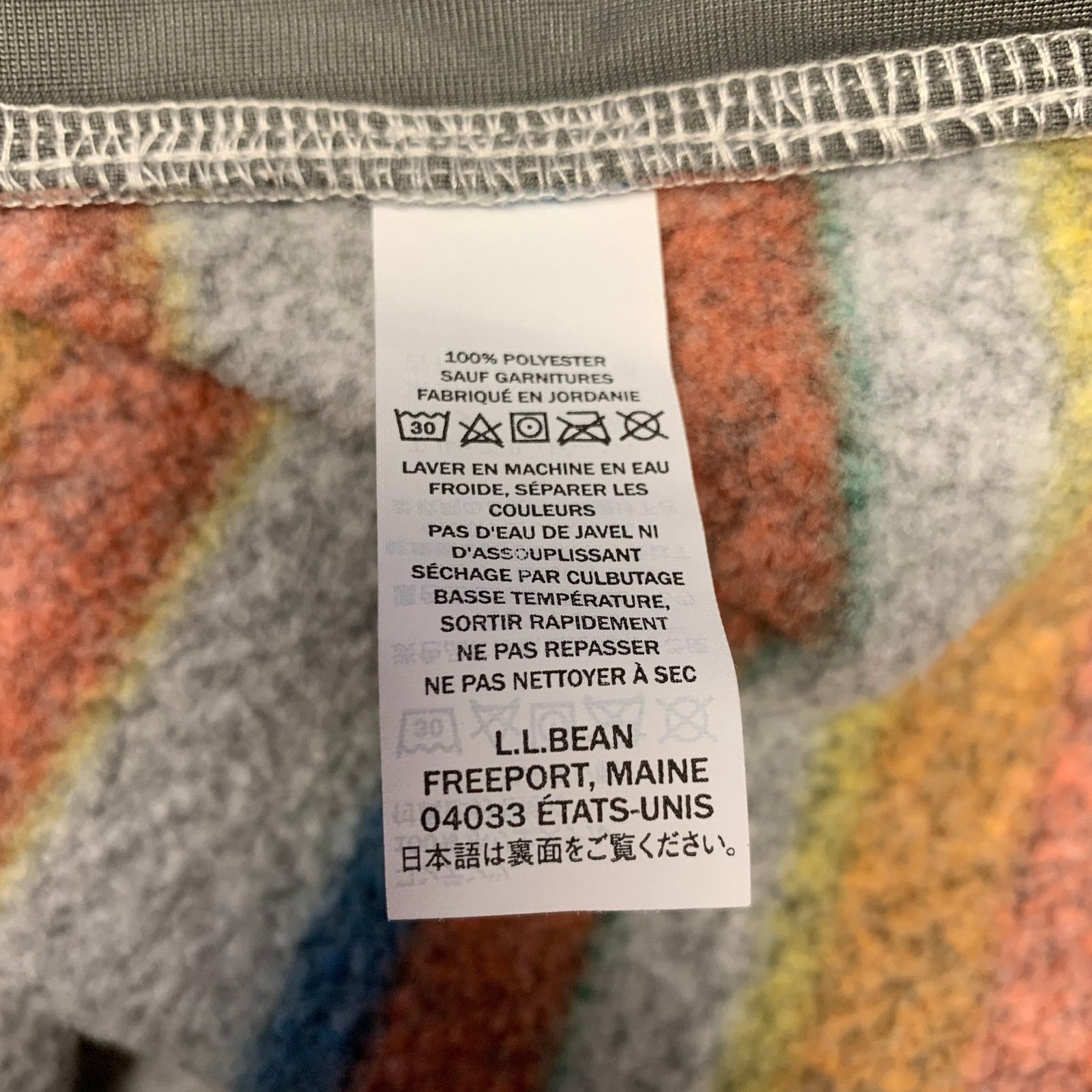 Other L.L.BEAN M Multi-Color Polyester Snaps Long Sleeve Shirt Size US M / EU 48-50 / 2 - 6 Thumbnail