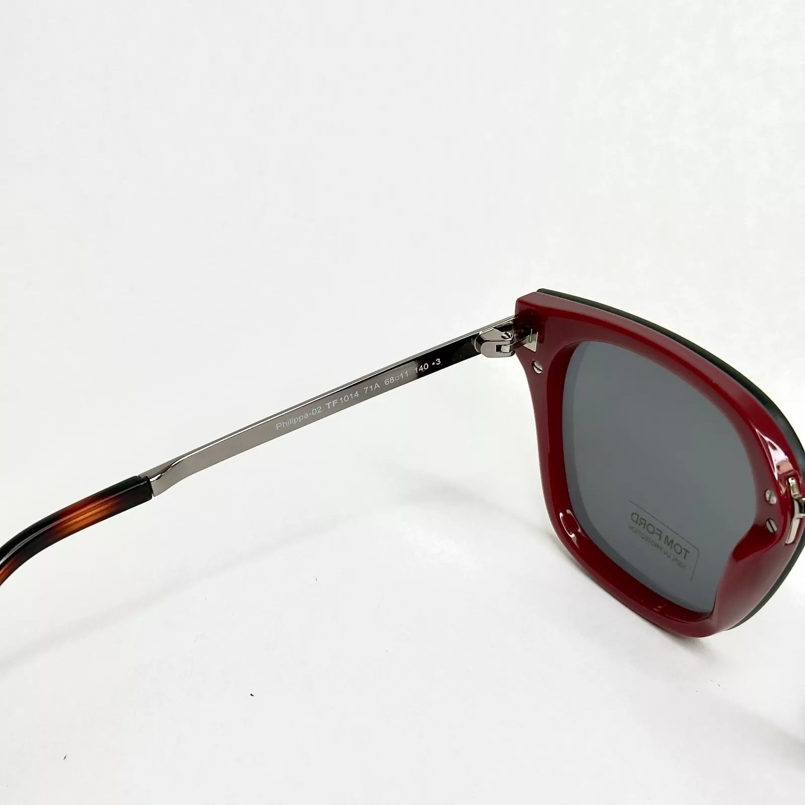 Tom Ford TOM FORD PHILIPPA 02 TF1014 71A Black Red Sunglasses 1014 Size ONE SIZE - 6 Thumbnail