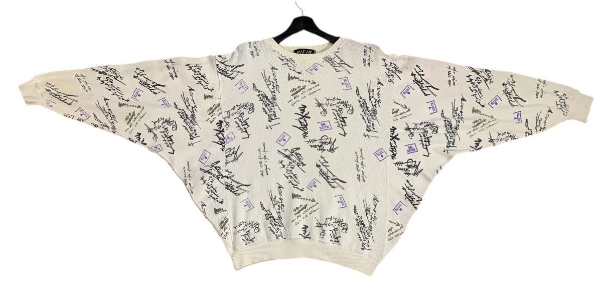 Japanese Brand Vintage Art PITIN JapaneseBrand Streetwear Sweatshirt Size L / US 10 / IT 46 - 2 Thumbnail