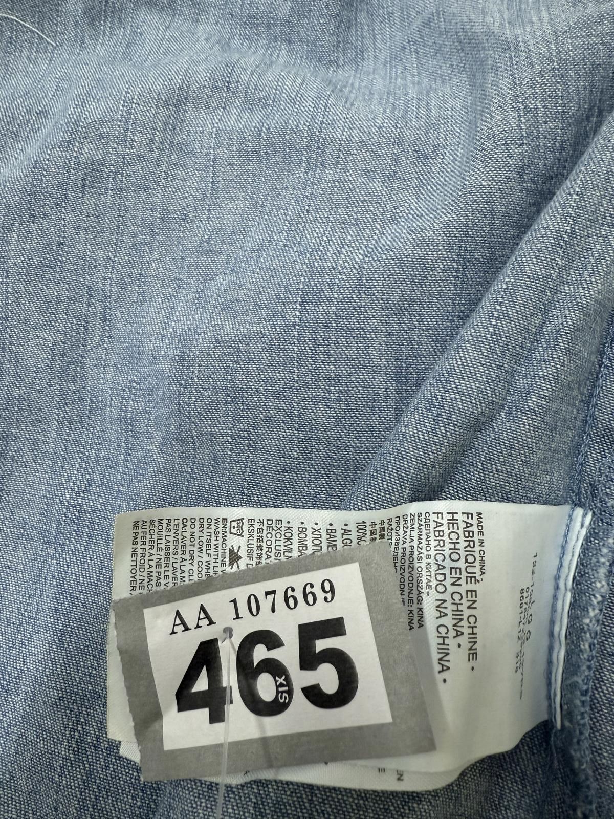 Levi's Levi's Patchwork Denim Casual Shirt Size ONE SIZE - 3 Thumbnail