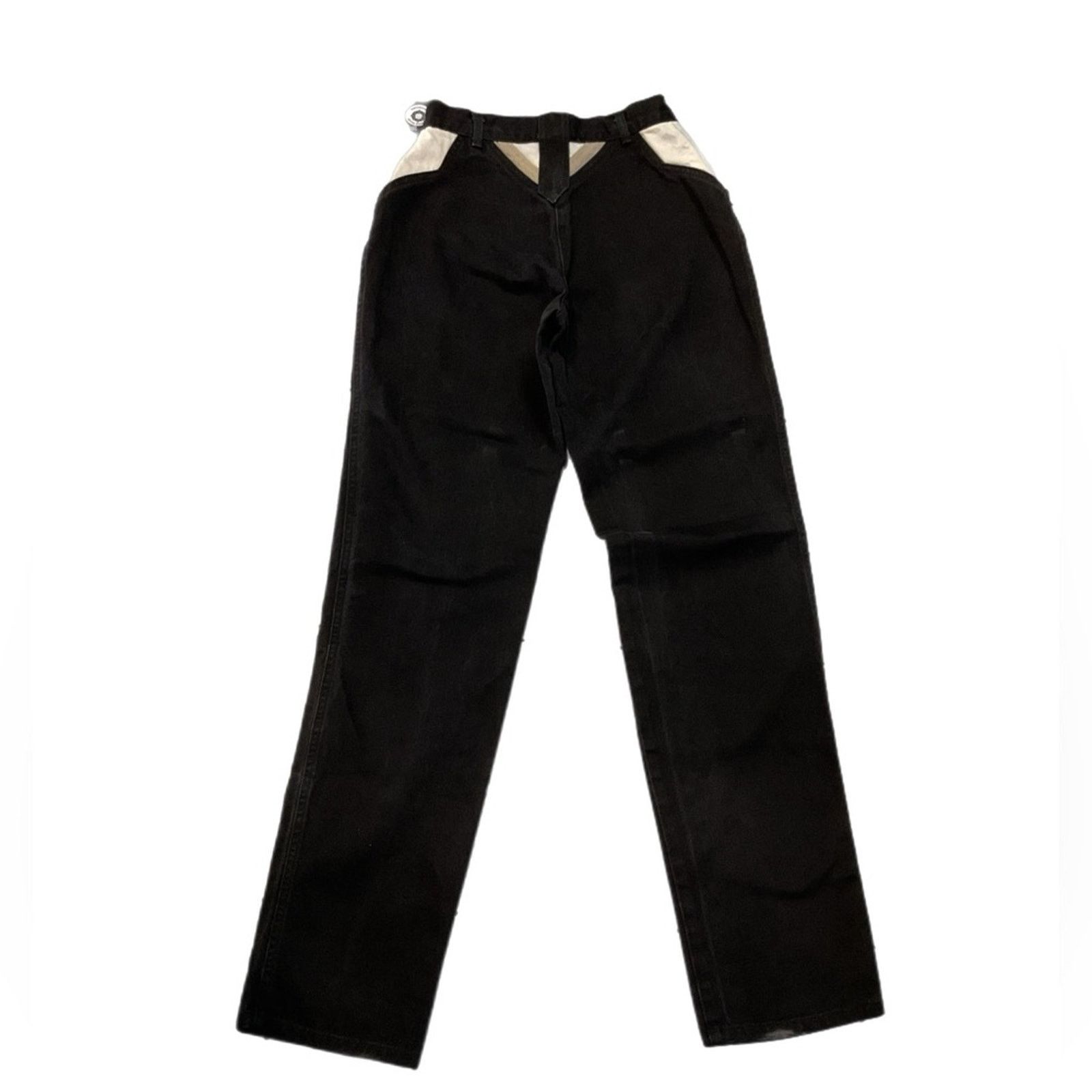 Roper Vintage 90s Roper Black denim detailed jeans Size 26" / US 2 / IT 38 - 2 Thumbnail