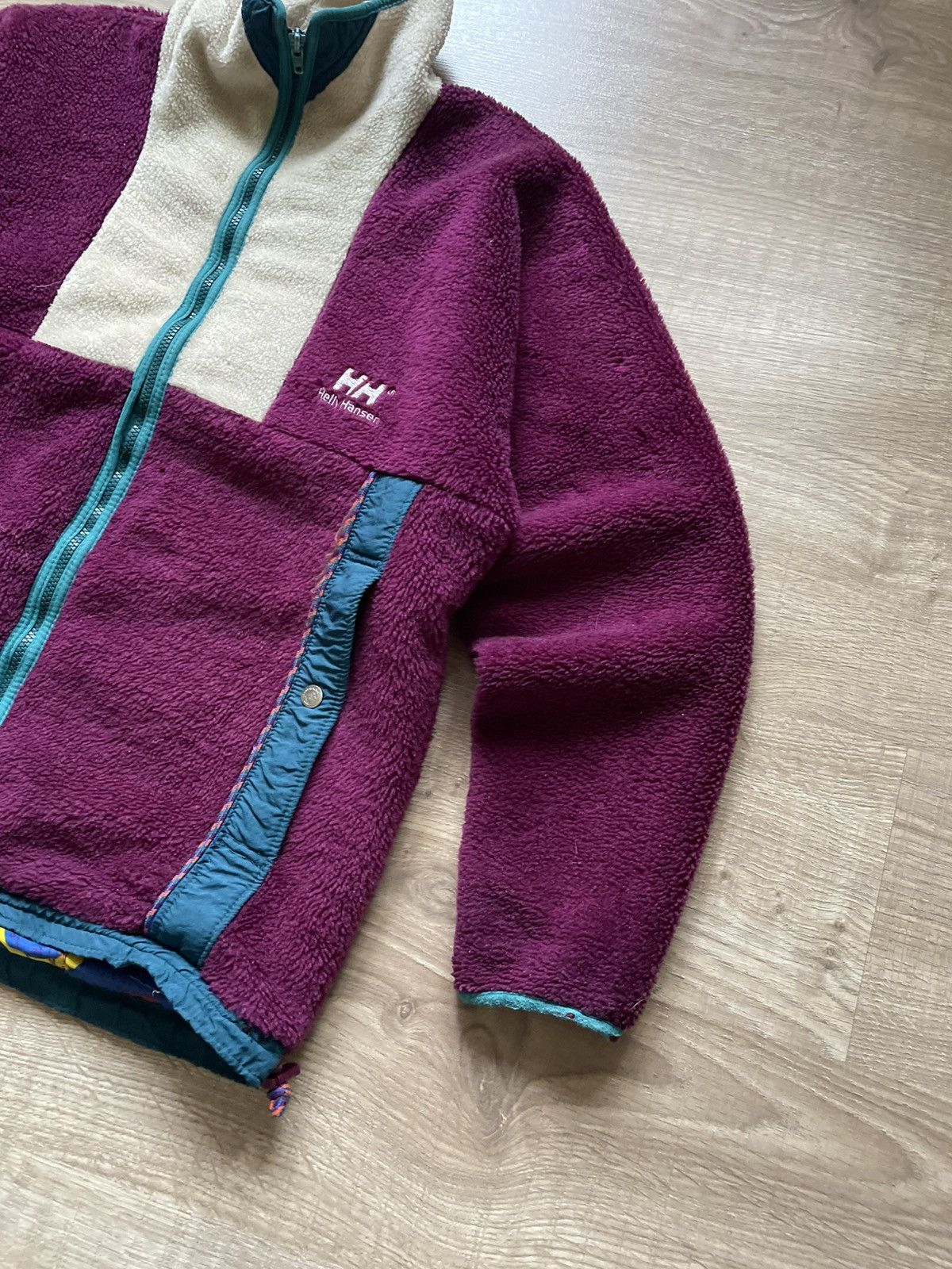 Helly Hansen Vintage 90's Helly Hansen Fleece Sherpa Zip Jacket Size US L / EU 52-54 / 3 - 5 Thumbnail