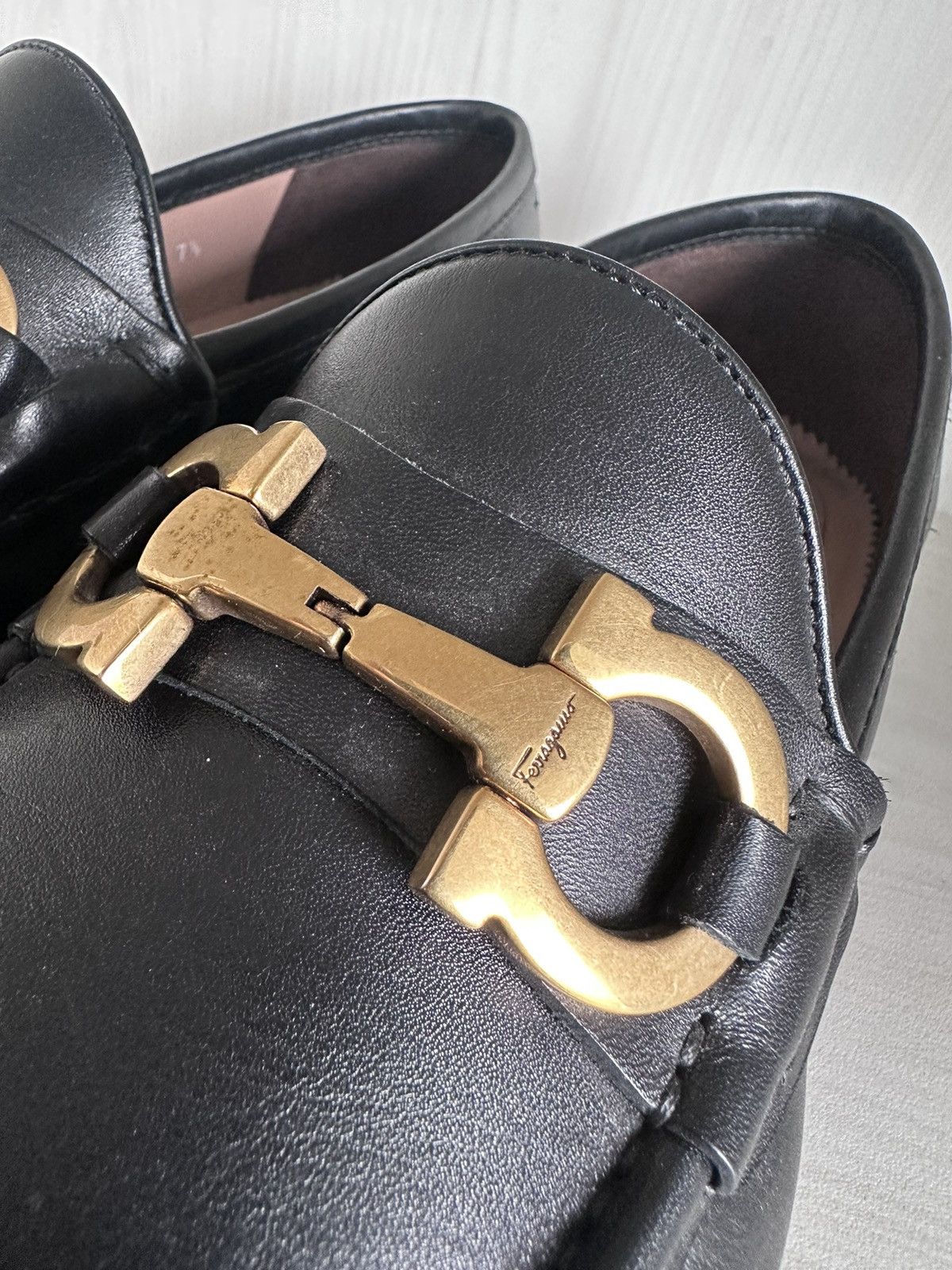 Salvatore Ferragamo Salvatore ferregamo gold shoes Size US 9 / EU 42 - 7 Thumbnail
