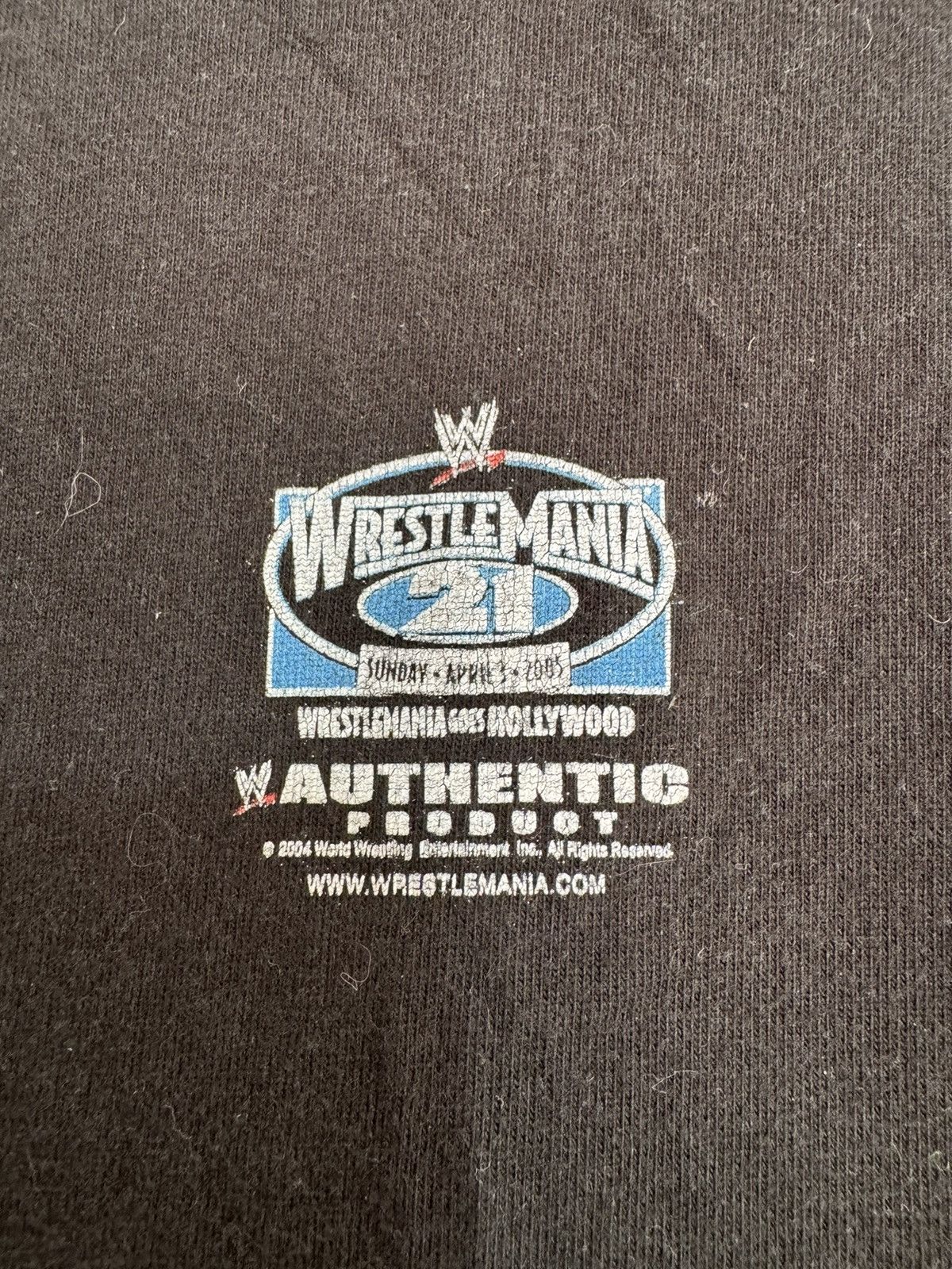 Vintage × WWE × WWF Vintage Triple H 2004 Wrestlemania T-shirt Size US L / EU 52-54 / 3 - 8 Thumbnail