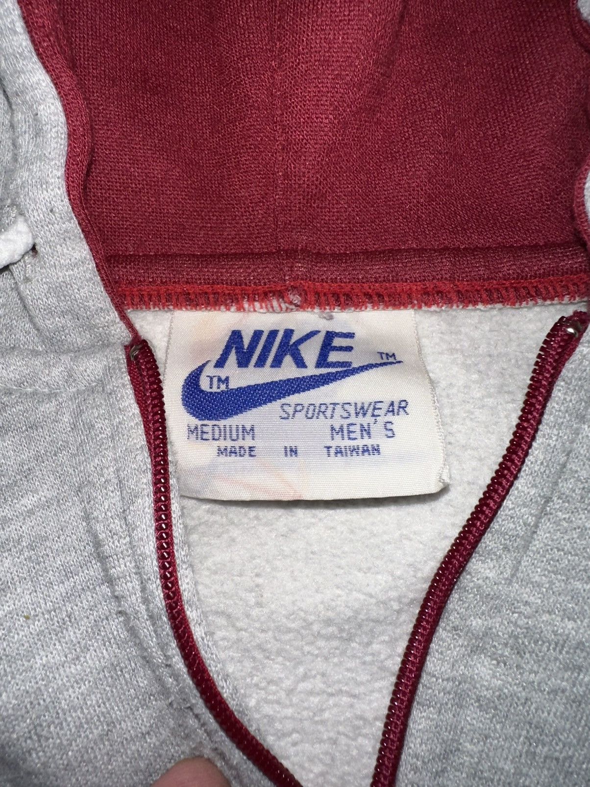 Nike × Vintage Vintage 70’s Nike Spellout Zip Up Hoodie Size US S / EU 44-46 / 1 - 6 Thumbnail