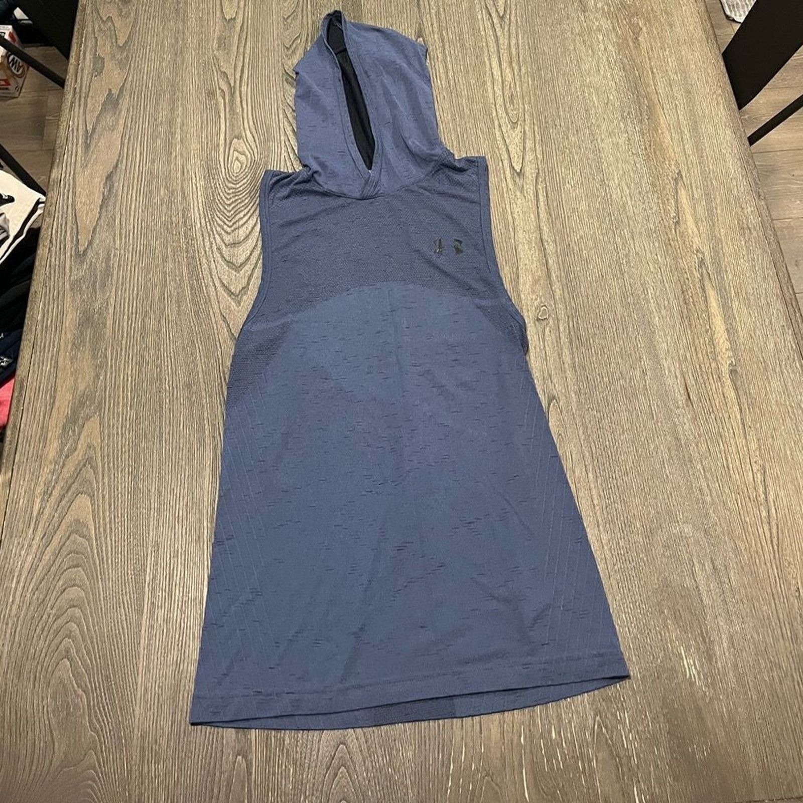 Under Armour Under Armour Gray Fitted HeatGear Sleeveless Hoodie Size S Size S / US 4 / IT 40 - 1 Thumbnail