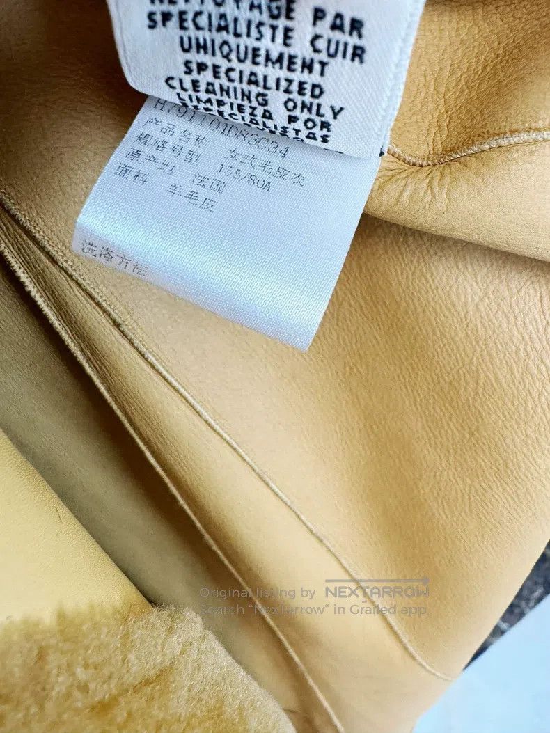Hermes Hermes Sheepskin Coat Overcoat Size XXS / US 00 / IT 34 - 6 Thumbnail