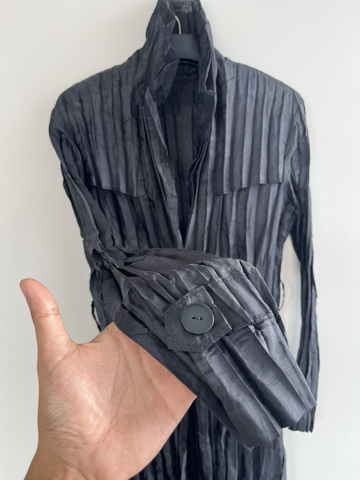 Japanese Brand Pleats Please Japanese Specchio Coats Blazer Issey Style Size L / US 10 / IT 46 - 9 Thumbnail