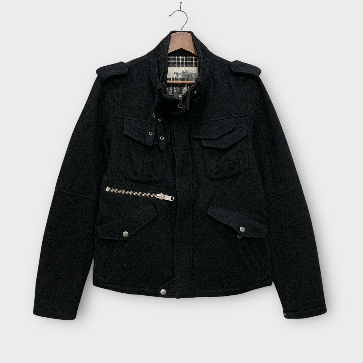 PPFM VINTAGE PPFM MIL SPEC M65 WOOL JACKET STAND COLLAR MILITARY Size US S / EU 44-46 / 1 - 1 Thumbnail