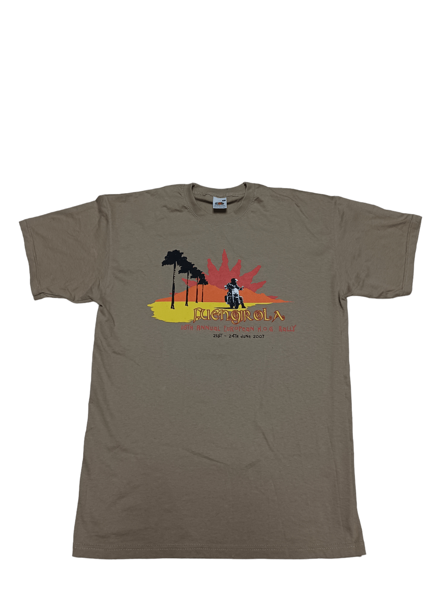 Fruit Of The Loom VINTAGE 2007 FOTL RACING BIKE RALLY FUENGIROLA EUROPE Size US M / EU 48-50 / 2 - 1 Thumbnail