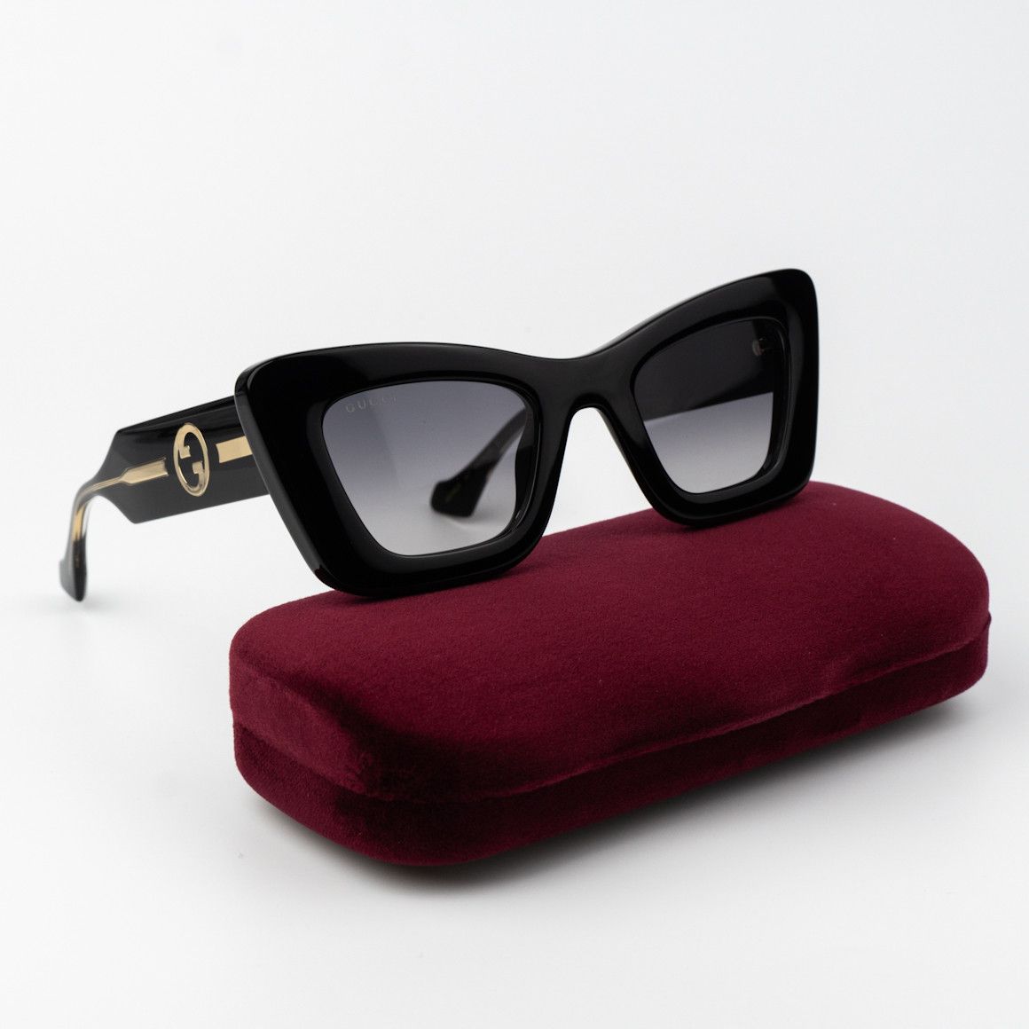 Gucci Women Sunglasses Butterfly GG1552S 001 BRAND NEW