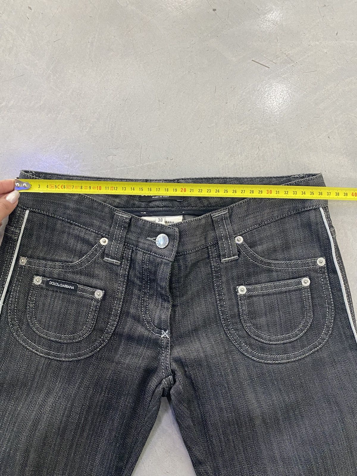 Dolce & Gabbana Archive Low Rise Skinny Jeans Made in Italy