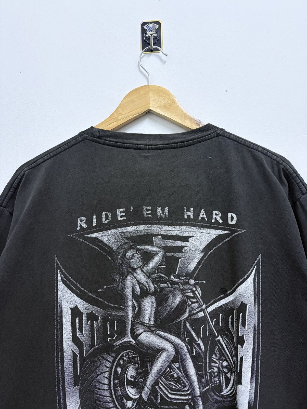 West Coast Choppers 2000's Bootleg West Coast Choppers / Ride' Em Fast T-Shirt Size US XL / EU 56 / 4 - 4 Thumbnail