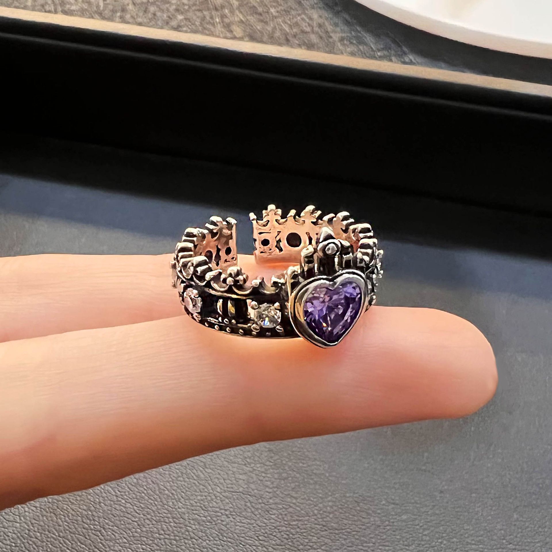 Jewelry Crazy Jewelry Rings Open Size Chrome Ring (Size 7-13) Size ONE SIZE - 4 Thumbnail