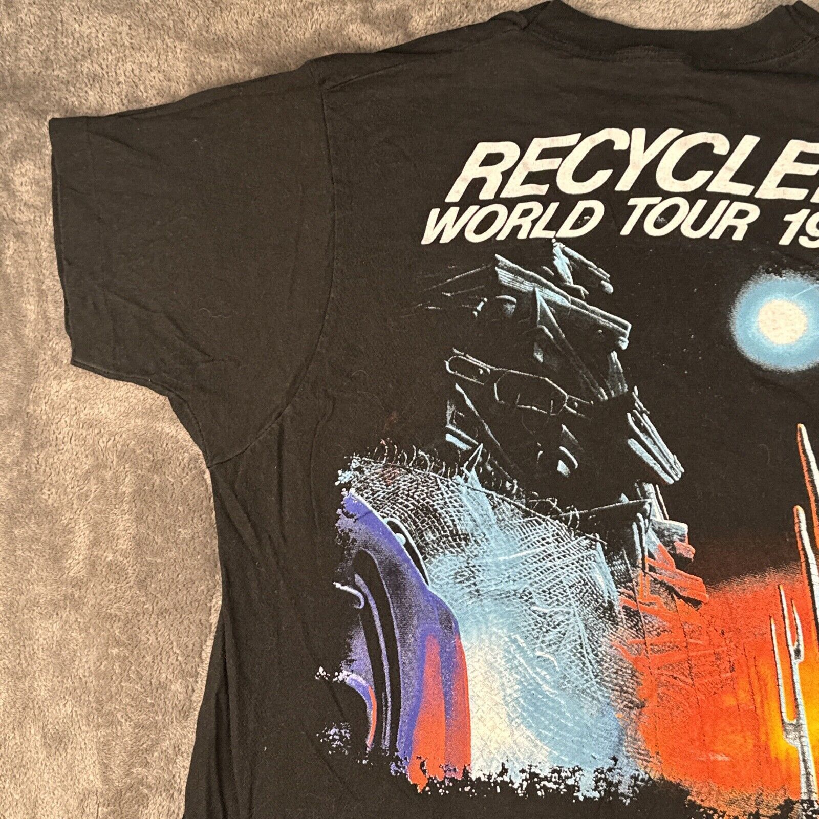 Other ZZ TOP Band Vintage 1990 1991 T-Shirt XL Recycler World Tour Size US XL / EU 56 / 4 - 17 Thumbnail