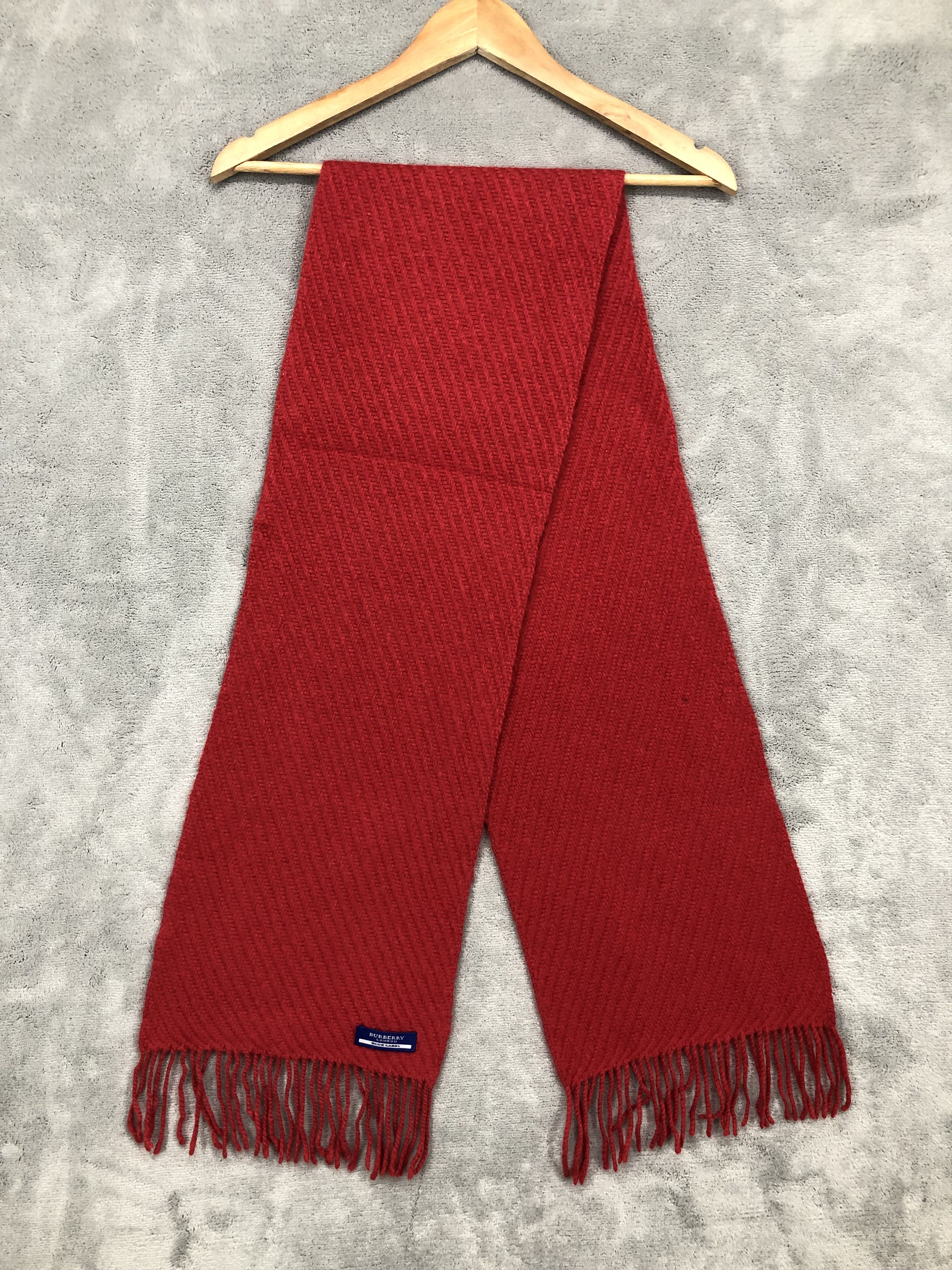 Burberry Burberry Blue Label Wool Scarf Muffler Neck scarf Size ONE SIZE - 2 Thumbnail