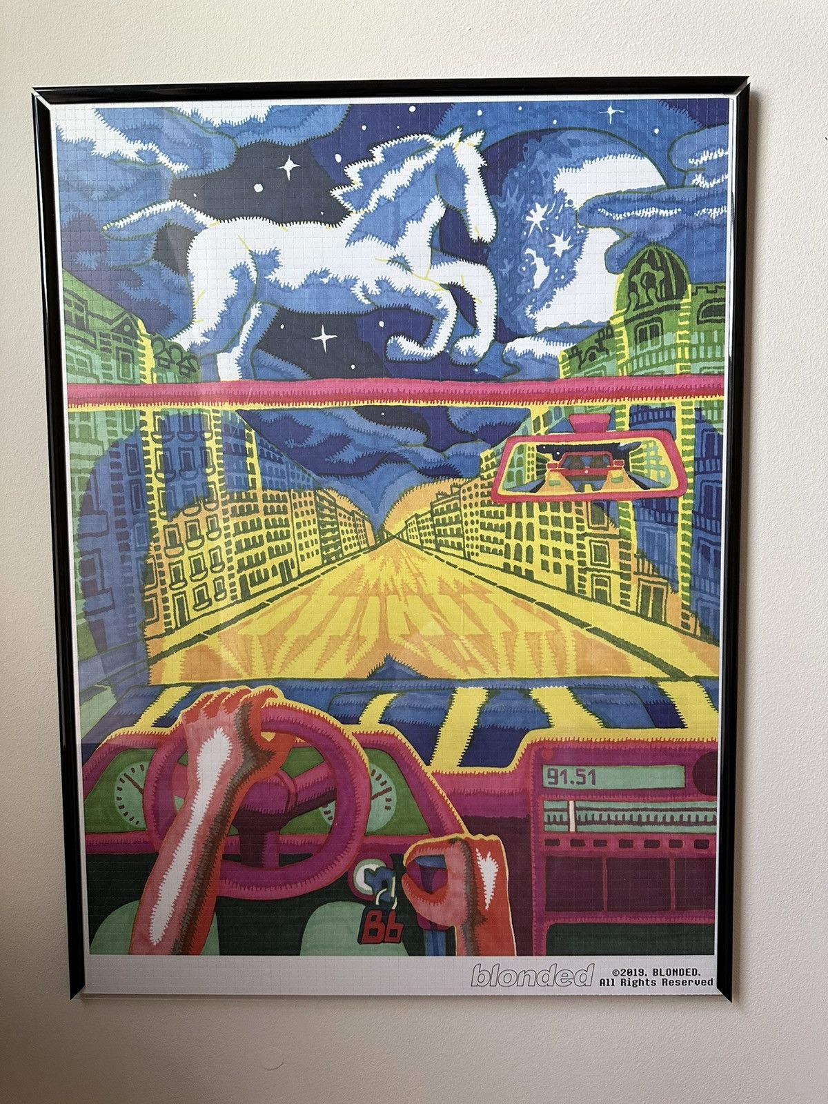 image of Frank Ocean Blonded Acid Poster, Men's