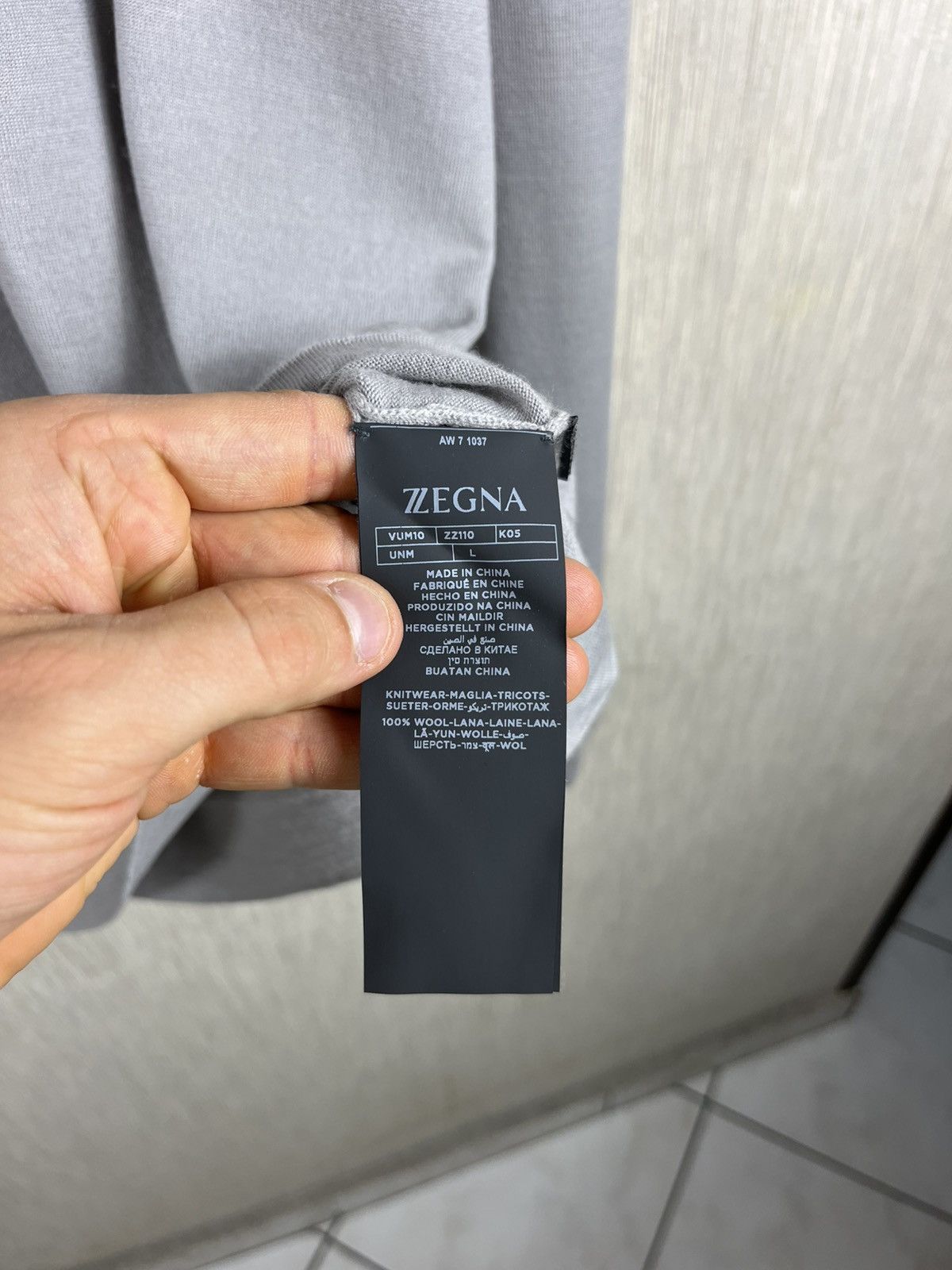 Ermenegildo Zegna Ermenegildo Zegna wool thin sweater avant garde old money Size US L / EU 52-54 / 3 - 13 Thumbnail