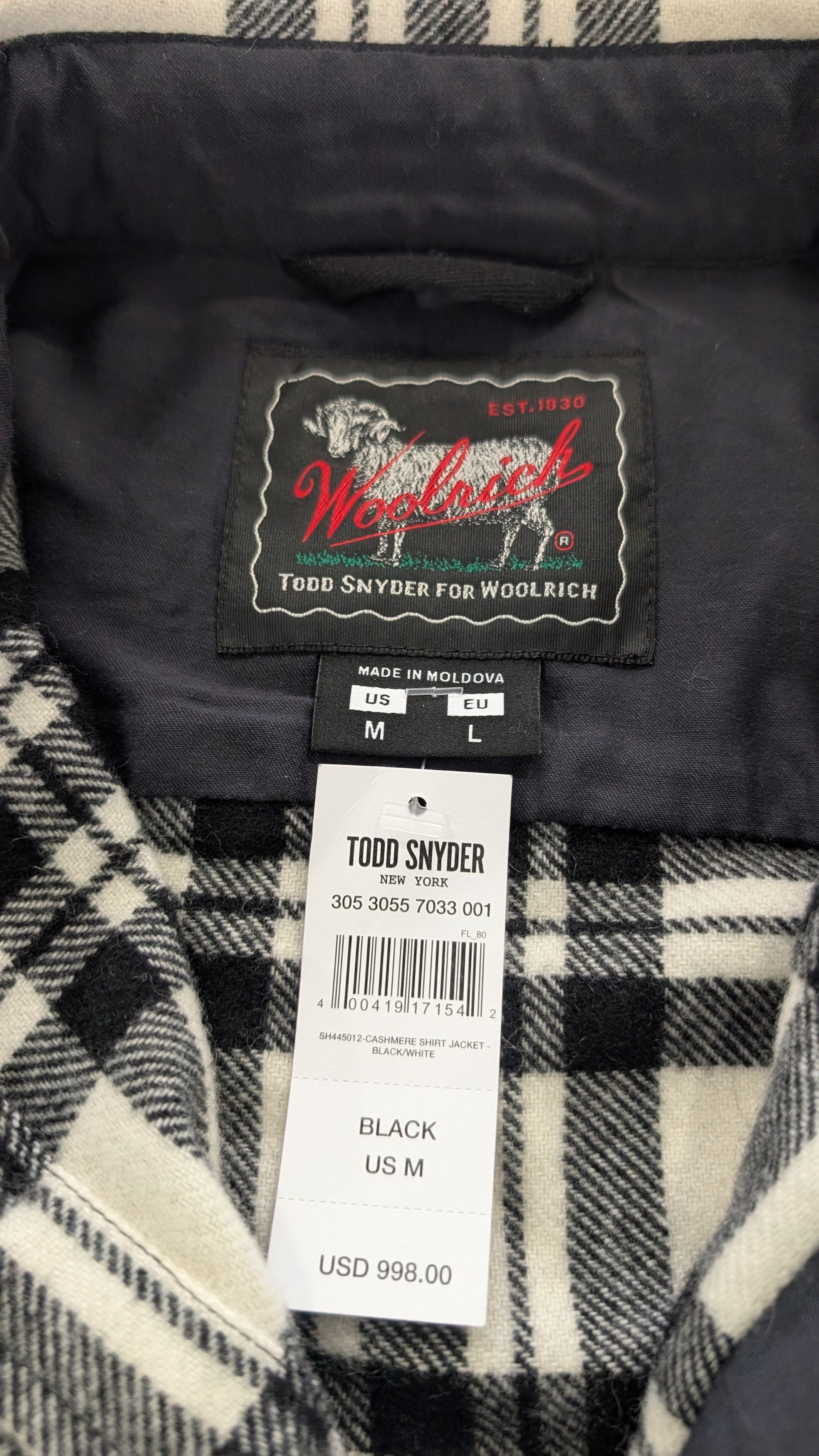 Woolrich Woolen Mills Woolrich 100% Cashmere Overshirt Shacket Italian Size Medium Size US M / EU 48-50 / 2 - 10 Thumbnail