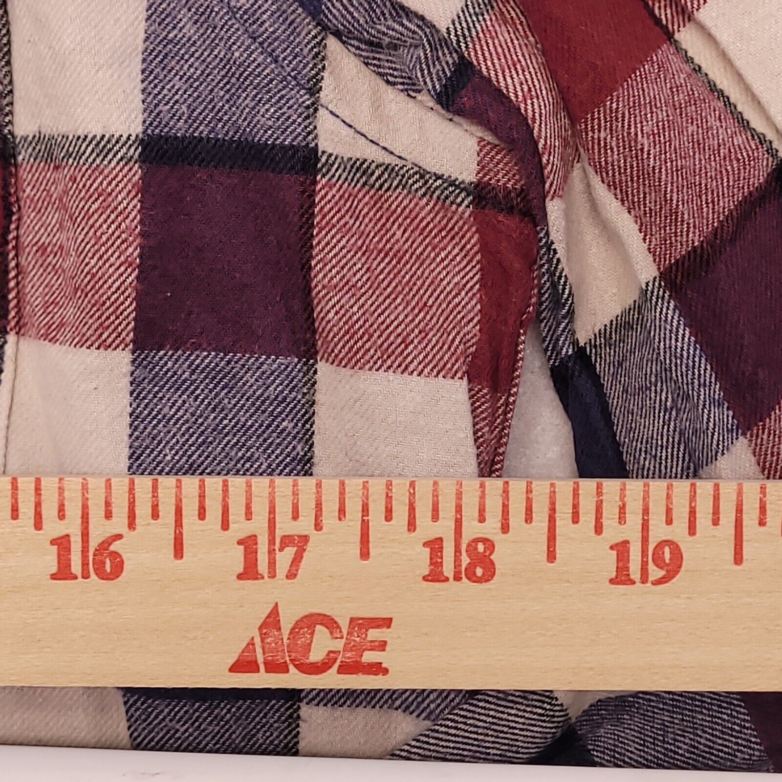 Merona Merona Gingham Flannel Shirt Mens Size Small S Red Blue Size US S / EU 44-46 / 1 - 8 Thumbnail