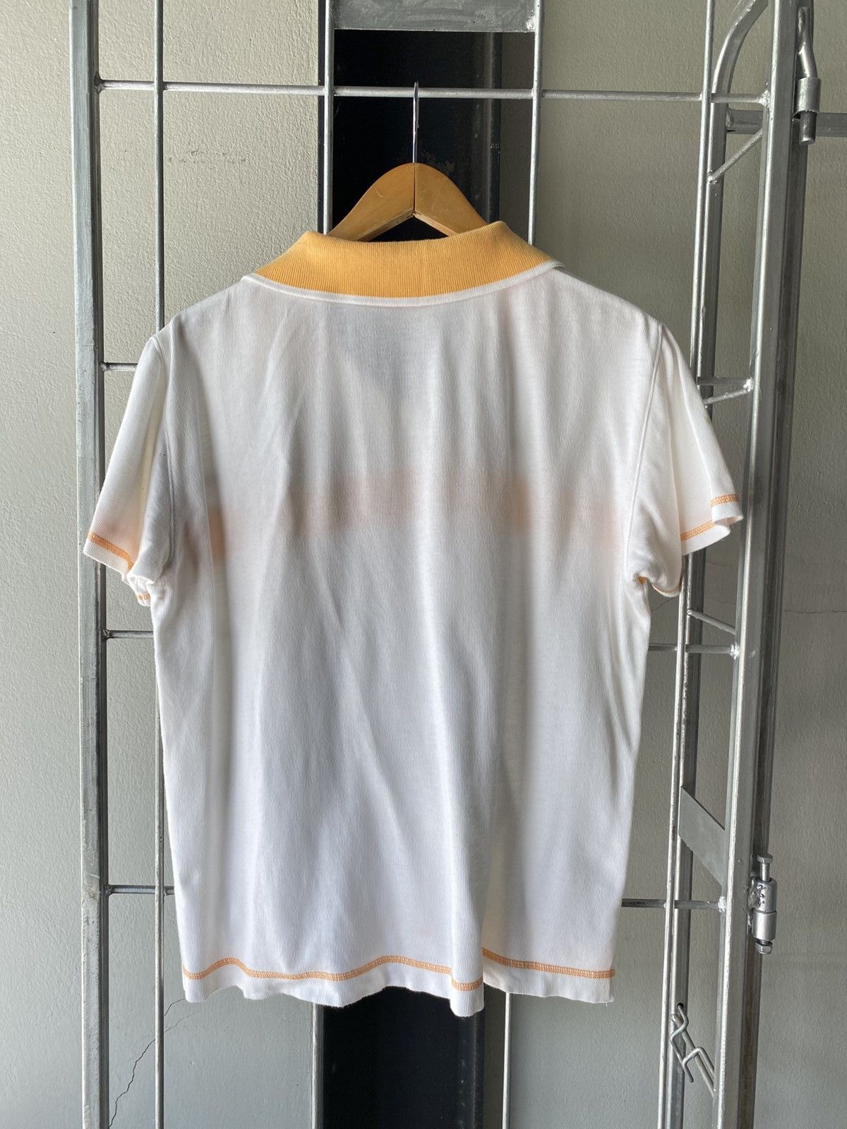 Ellesse Ellesse Orange-Collar Polo Tee with Chest Pattern Size M / US 6-8 / IT 42-44 - 10 Thumbnail