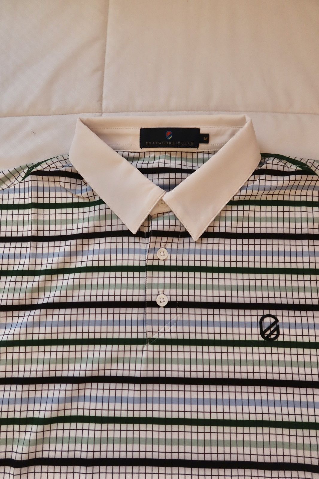 Other Grid Polo Bright White Size US M / EU 48-50 / 2 - 2 Thumbnail