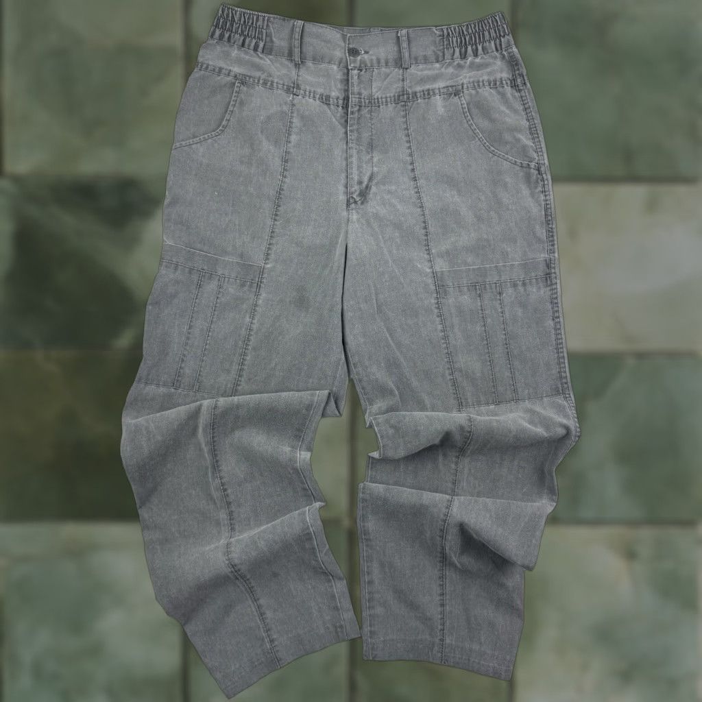 Vintage VINTAGE Colter Cargo Pants Men 34x30 Gray 90s Straight Leg Outdoor Hiking Size US 34 / EU 50 - 1 Thumbnail