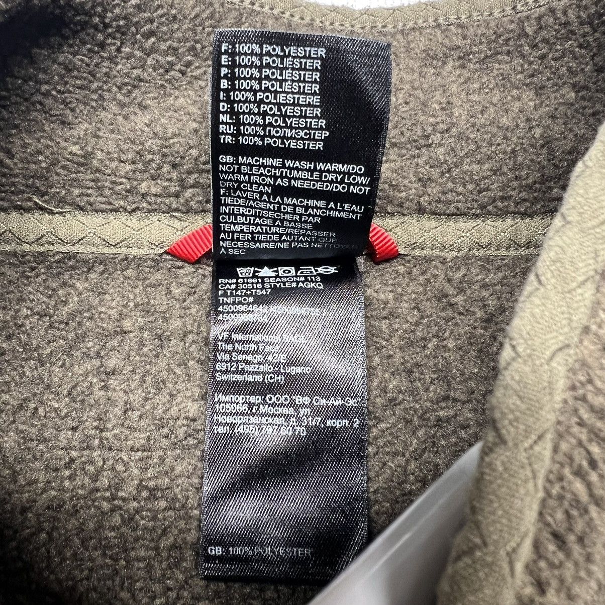 The North Face The North Face Sweatshirt Brown Fleece Full Zip Sweater Size L / US 10 / IT 46 - 7 Thumbnail