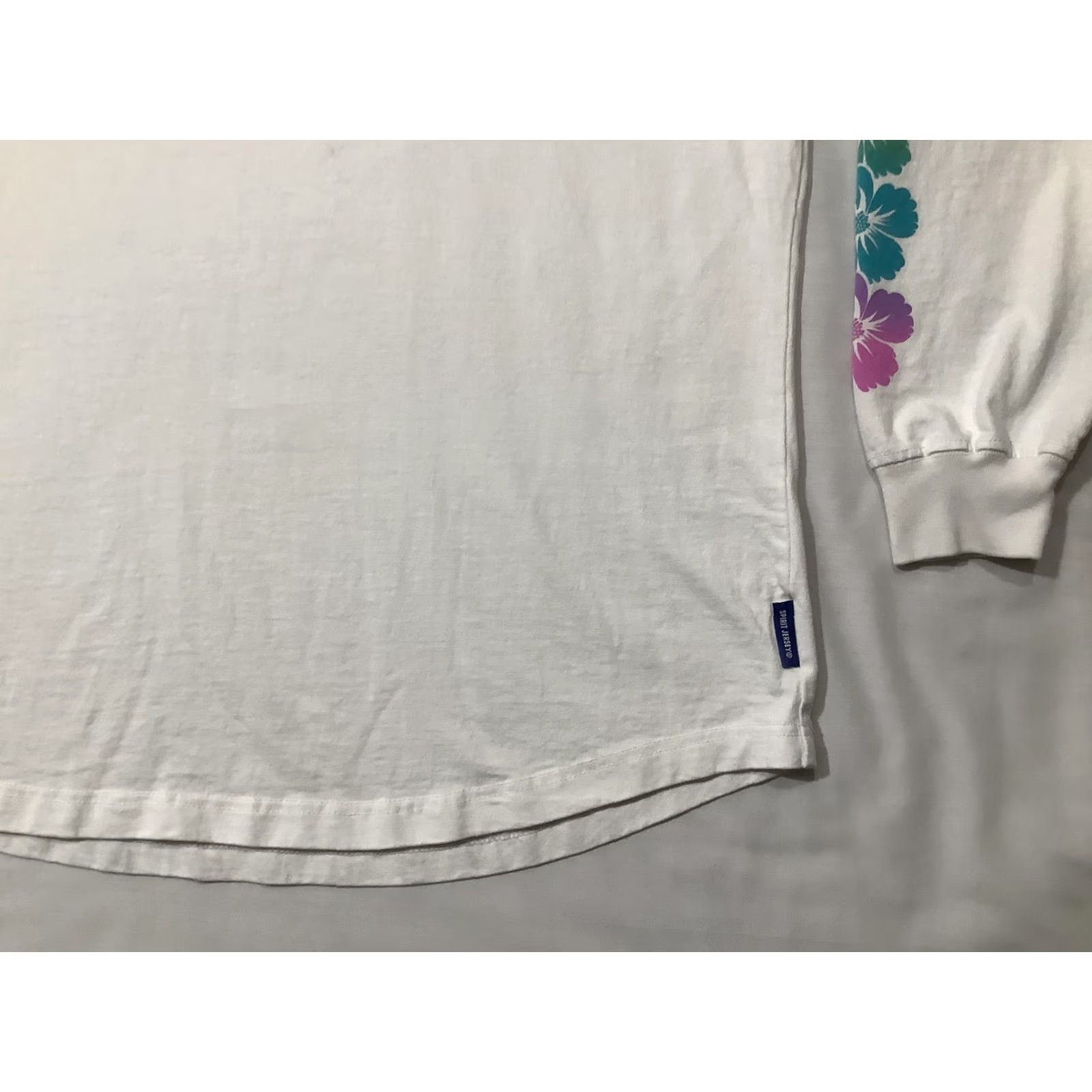 Disney Disney Shirt Womens M White Pride Aulani Aloha Spirit Jersey Rainbow Floral Mickey Mouse Size M / US 6-8 / IT 42-44 - 4 Thumbnail