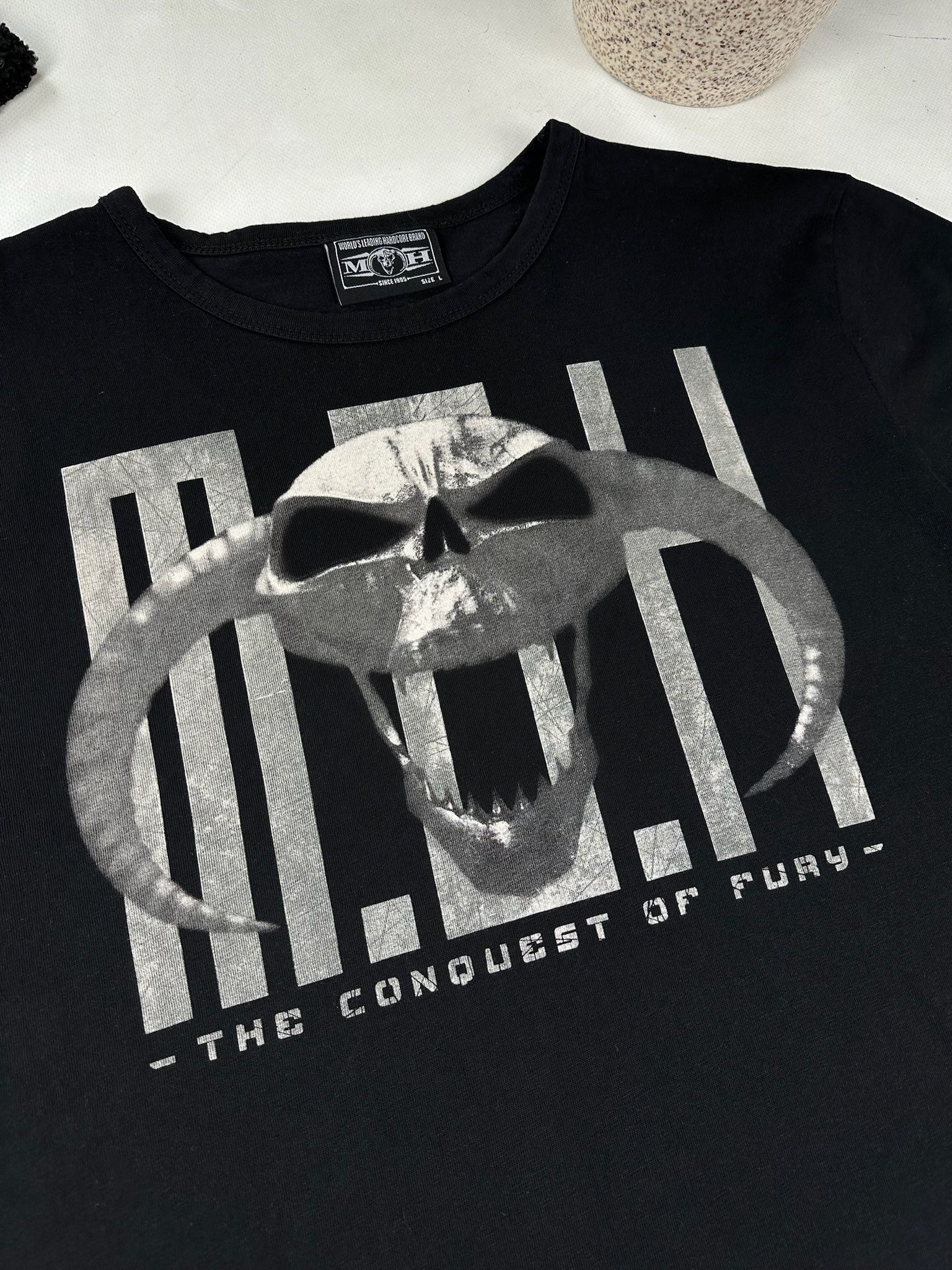 Band Tees × Vintage Vintage Monsters Of Hardcore Gabber Rave tee band tshirt Size US M / EU 48-50 / 2 - 1 Thumbnail