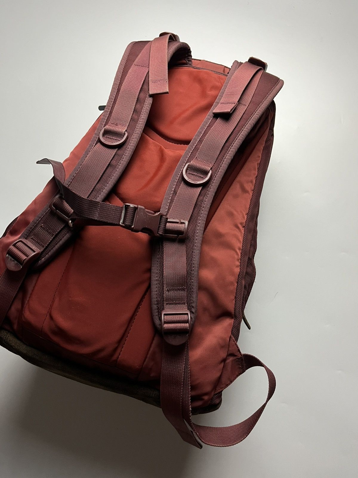 Visvim Visvim SS15 Ballistic Cordura 20L Backpack Burgundy w/ Suede Size ONE SIZE - 14 Thumbnail