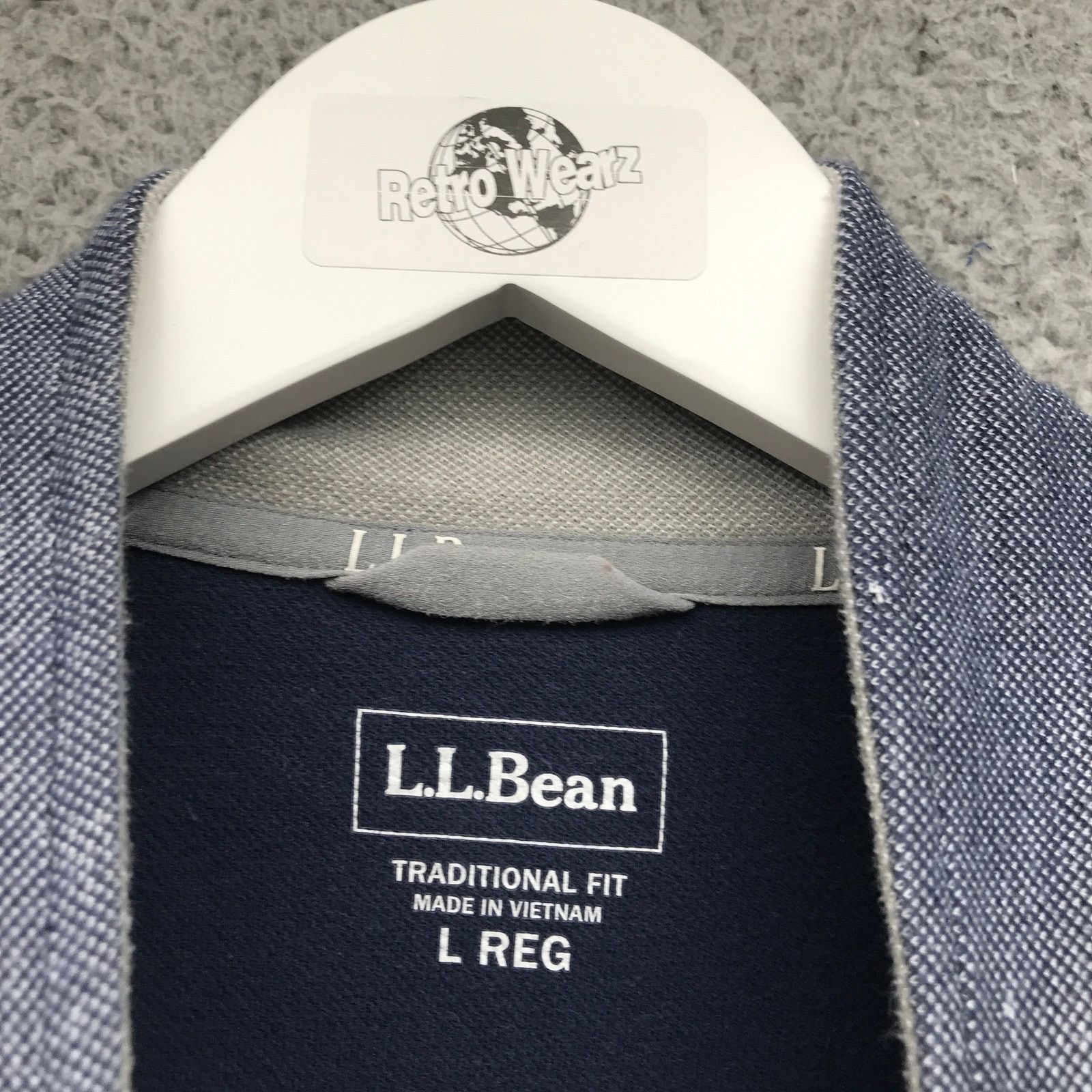 L.L. Bean LL Bean 1/2 Zip Pullover Sweater Men Large Long Sleeve Gray Size US L / EU 52-54 / 3 - 3 Thumbnail