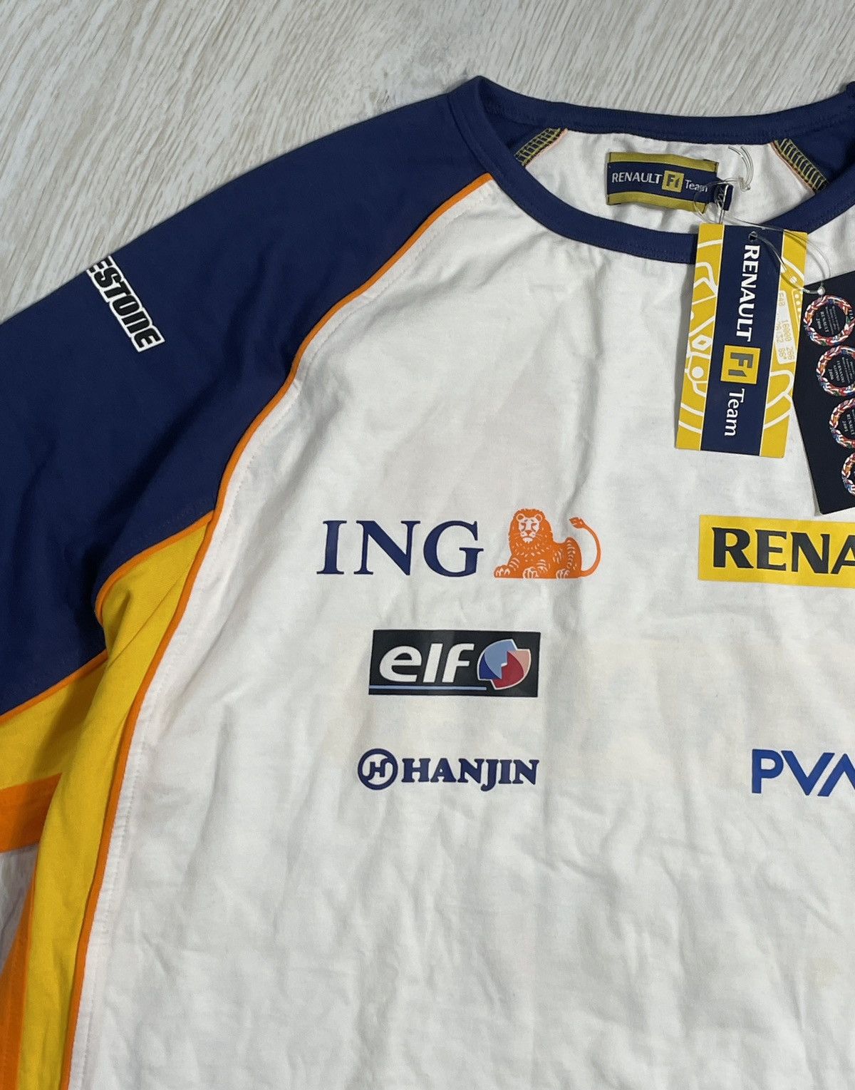 Other Vintage Renault F1 Racing Sponsors T-Shirt New With Tags Size US XXL / EU 58 / 5 - 7 Thumbnail