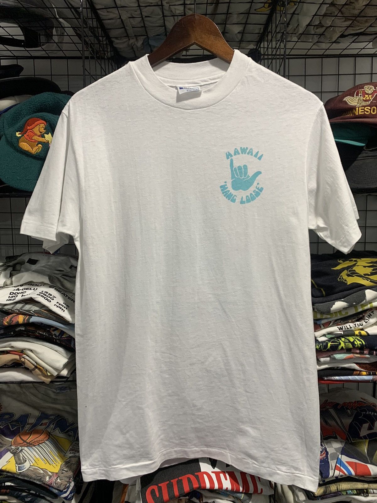 Vintage Vintage Hawaii Hang Loose Tshirt Size US M / EU 48-50 / 2 - 2 Thumbnail