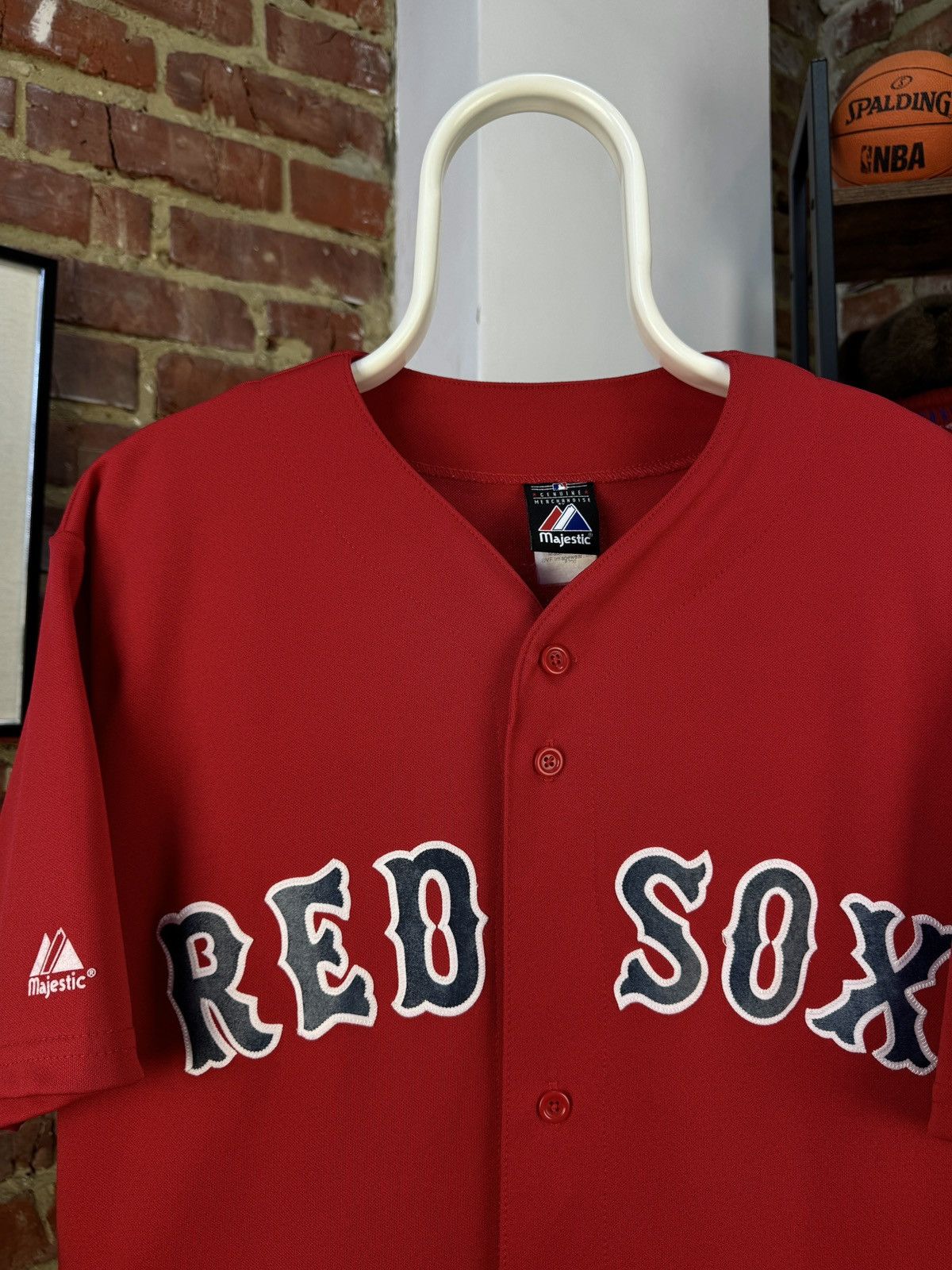 Majestic × Vintage BOSTON RED SOX Majestic Vintage made in USA Baseball Jersey Size US XL / EU 56 / 4 - 2 Thumbnail