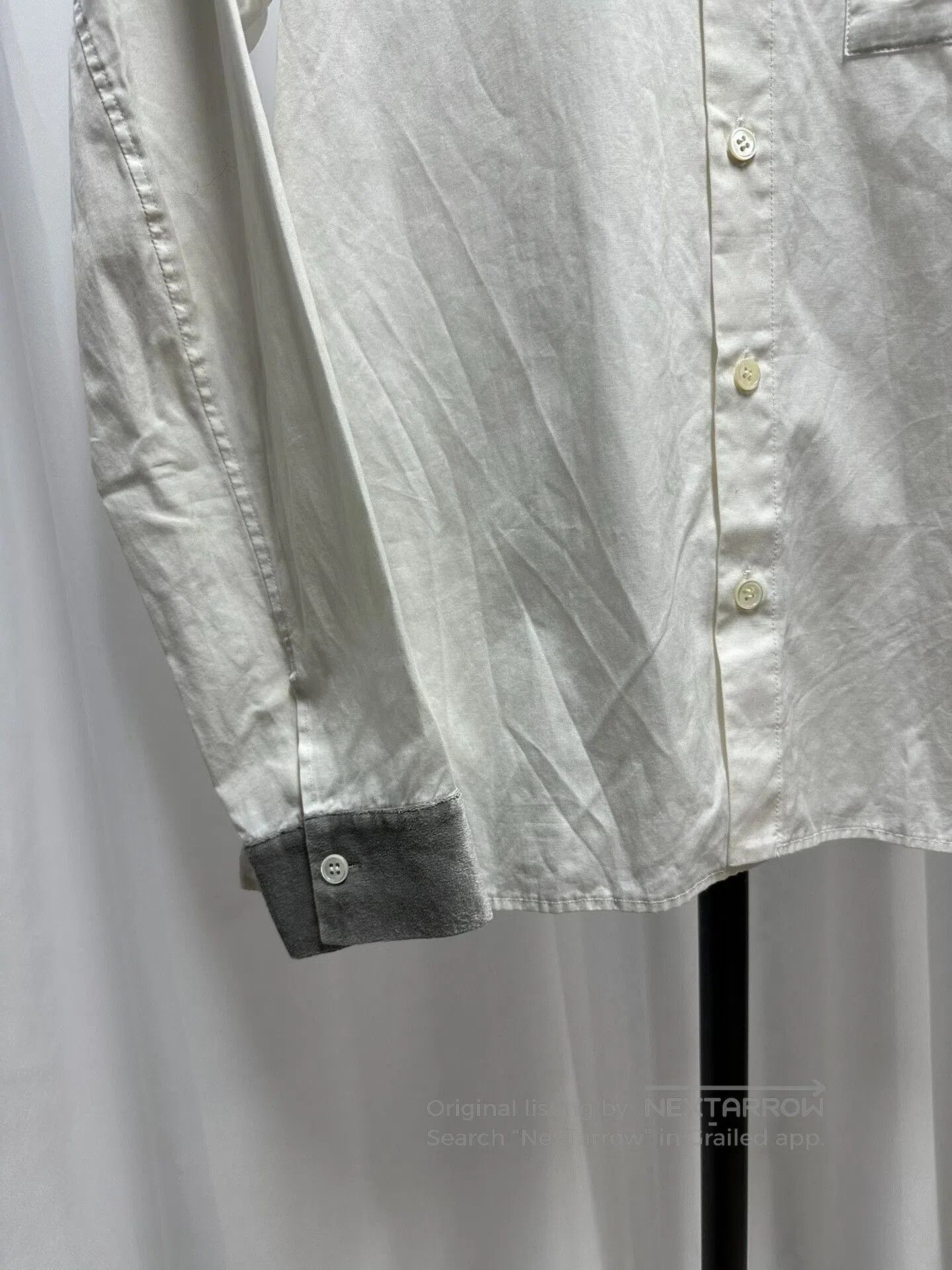Y's Yohji Yamamoto Y's Velvet Panel Shirt. Size US L / EU 52-54 / 3 - 3 Thumbnail