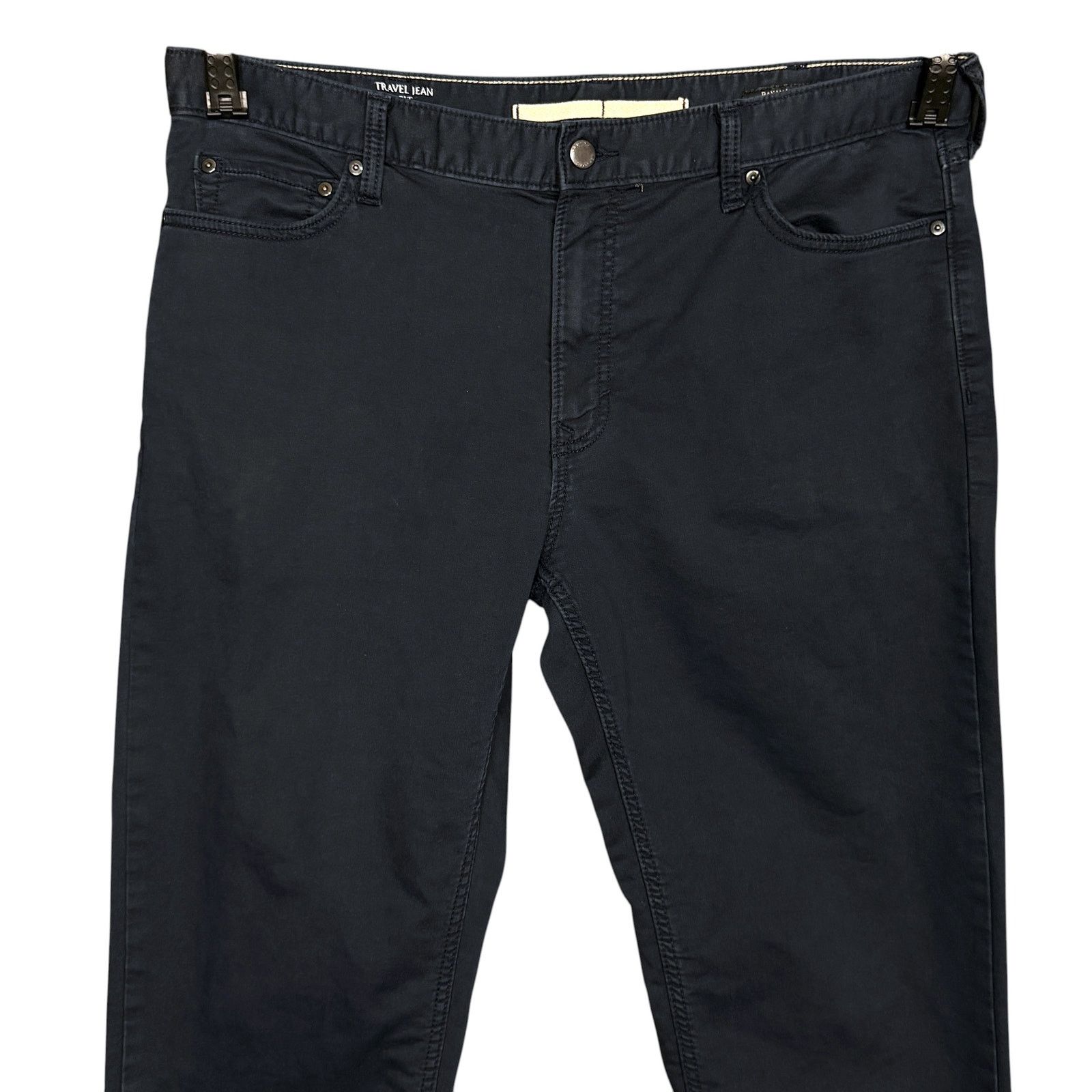 Banana Republic Banana Republic Men's 38x32 Navy Slim Straight Travel Jeans Size US 38 / EU 54 - 3 Thumbnail