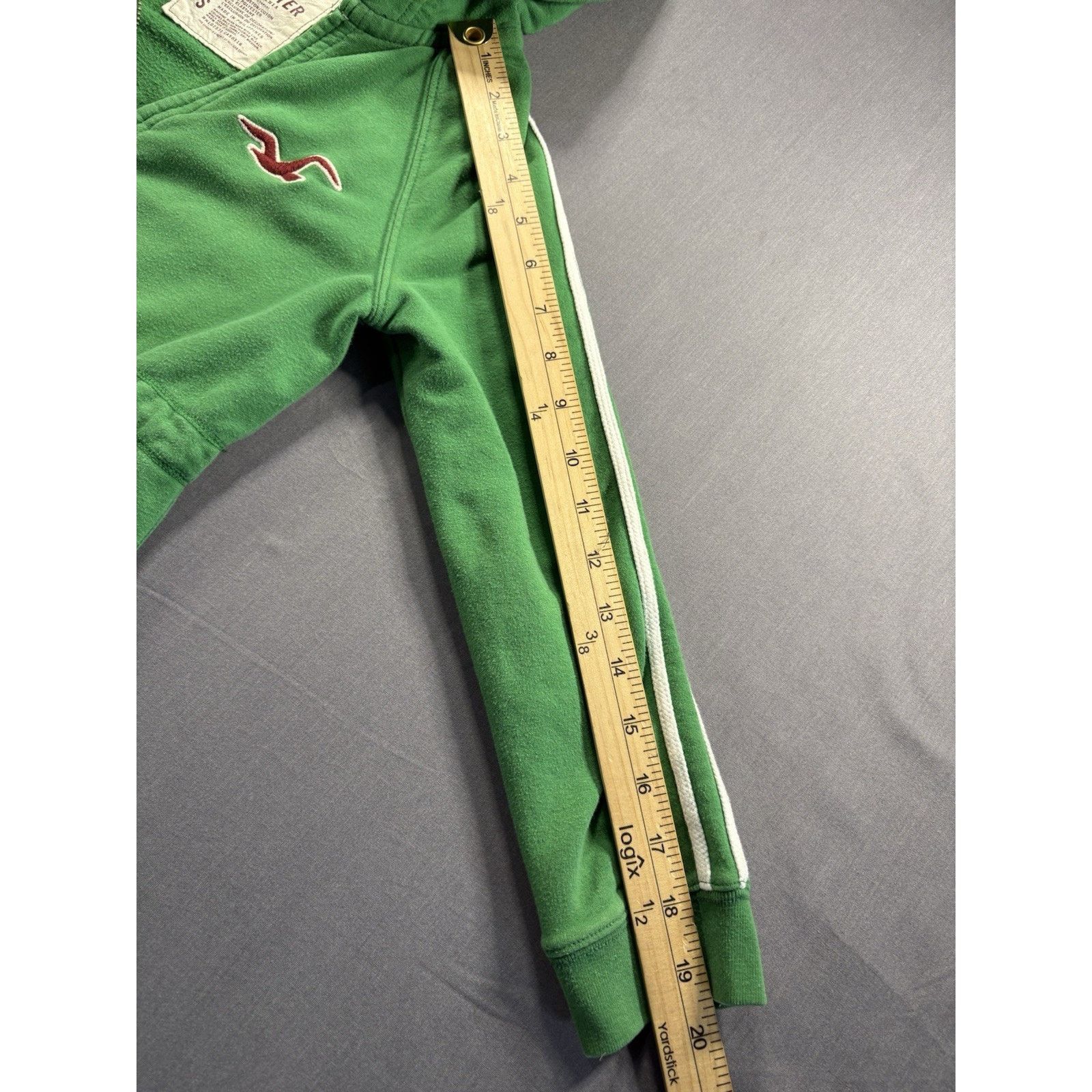 Hollister Y2K Hollister Full Zip Hoodie Women S Drawstring Waist Green Size S / US 4 / IT 40 - 10 Thumbnail