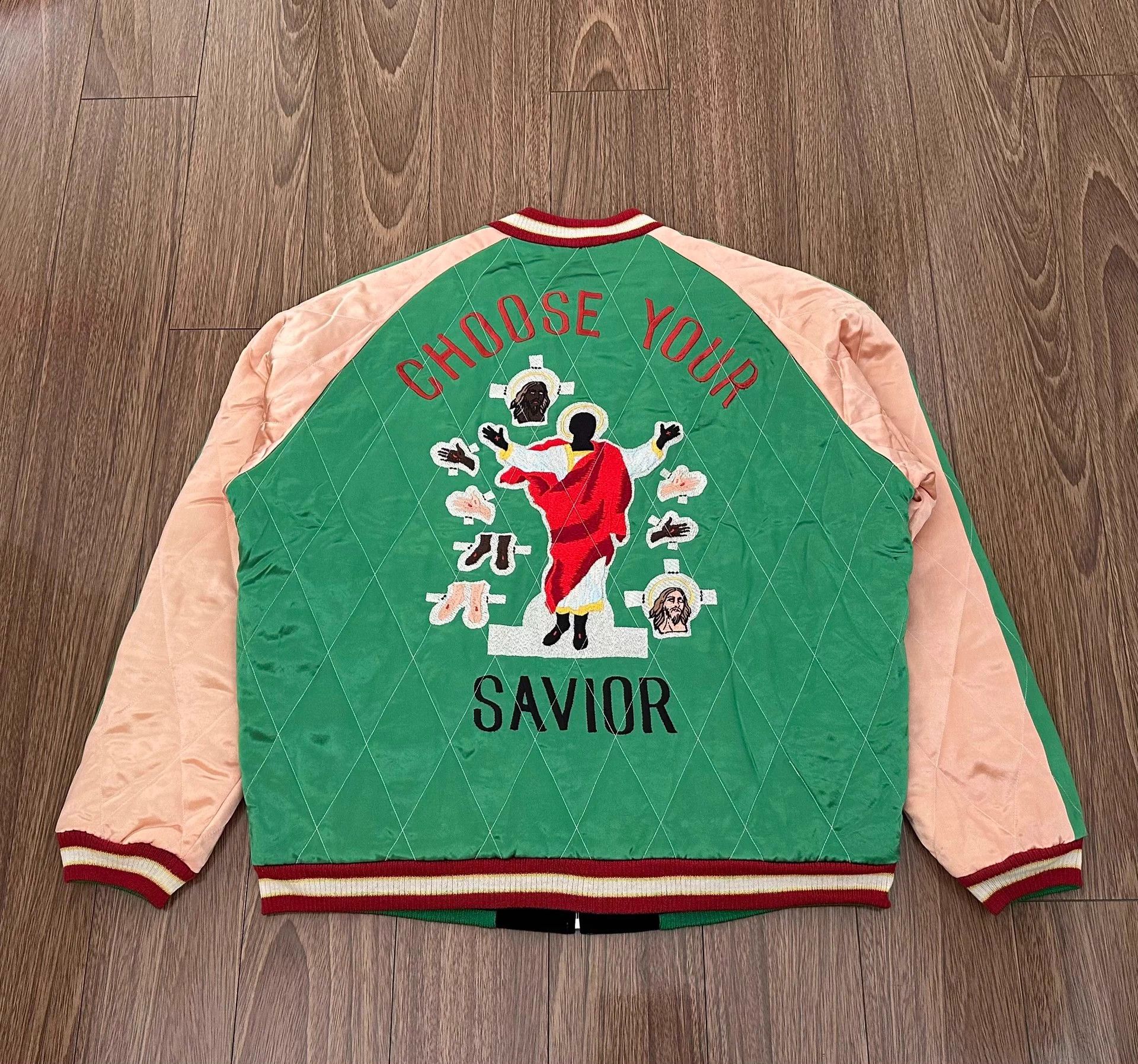Saint Michael SAINT MICHAEL × DENIM TEARS 22SS Reversible Sukajan 99 New Size US XL / EU 56 / 4 - 2 Thumbnail