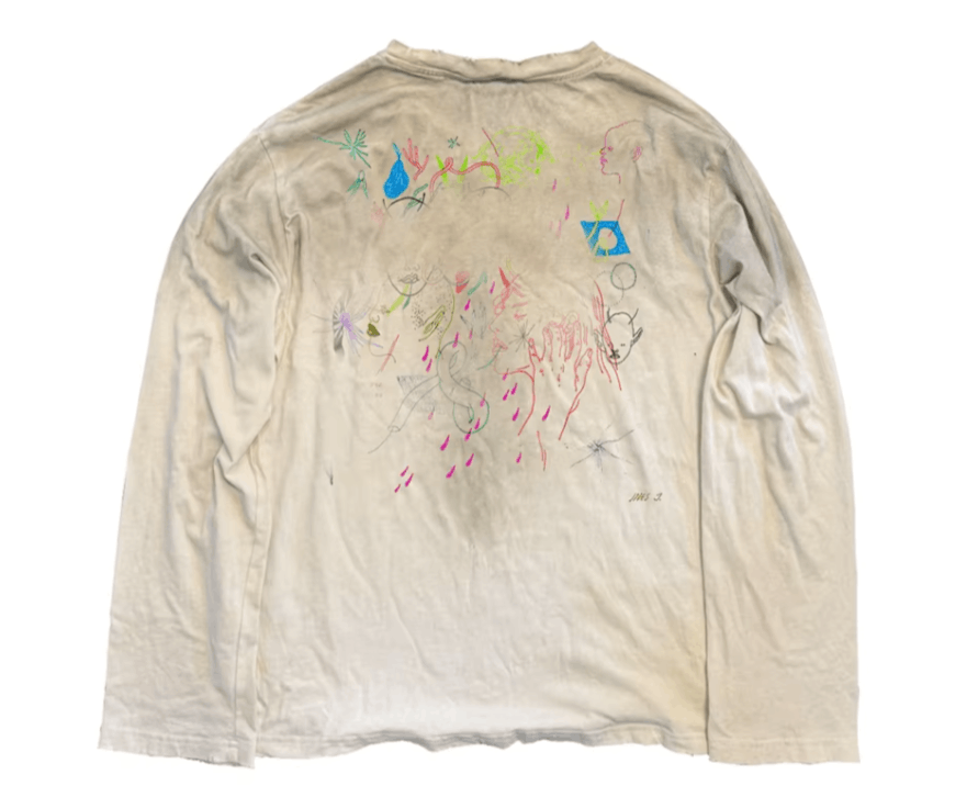 Japanese Brand Vintage Washed Long Sleeves Size US L / EU 52-54 / 3 - 2 Thumbnail