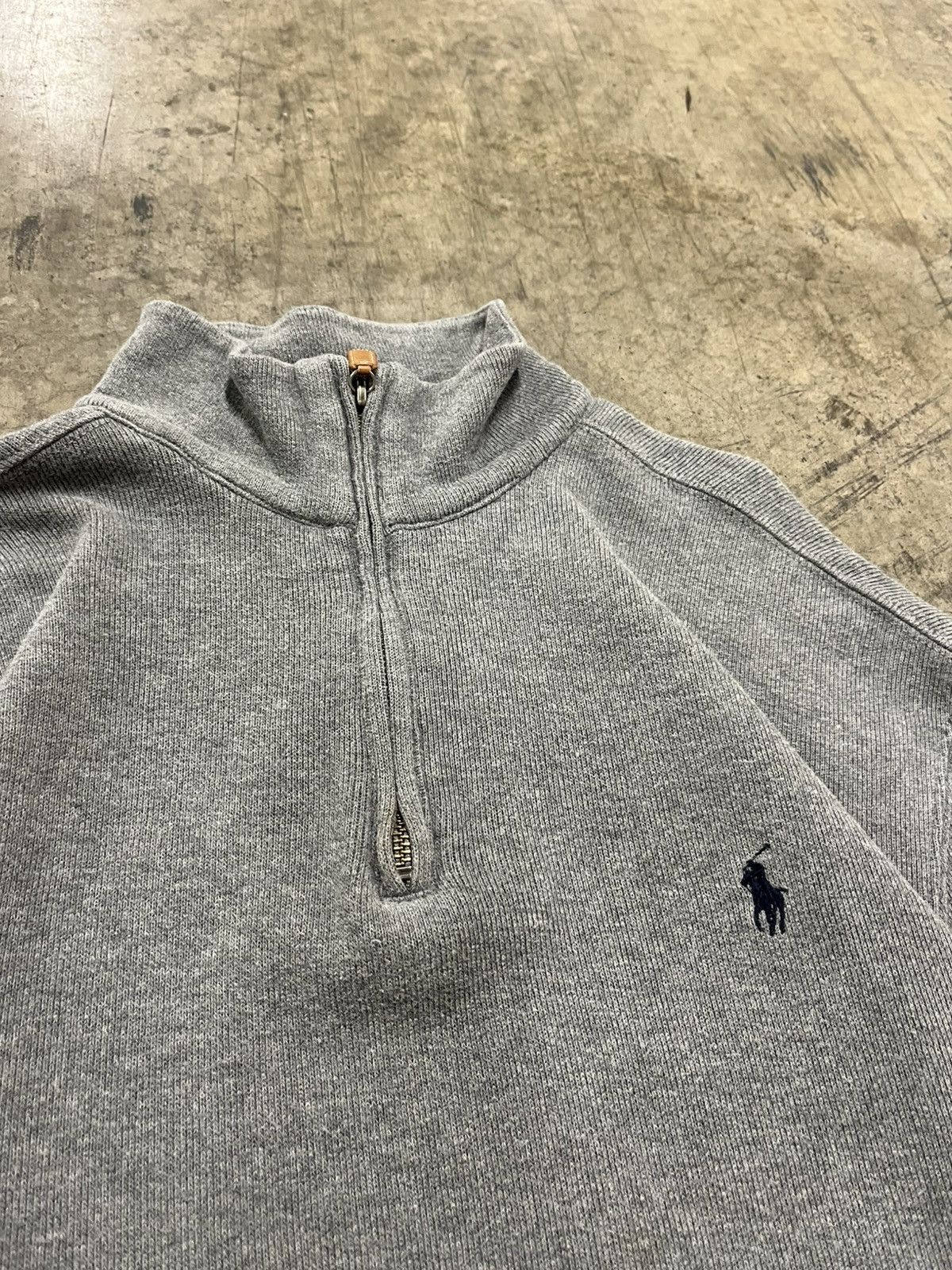 Polo Ralph Lauren × Vintage Polo Ralph Lauren vintage 1/4 zip sweatshirt preppy hype Size US L / EU 52-54 / 3 - 7 Thumbnail