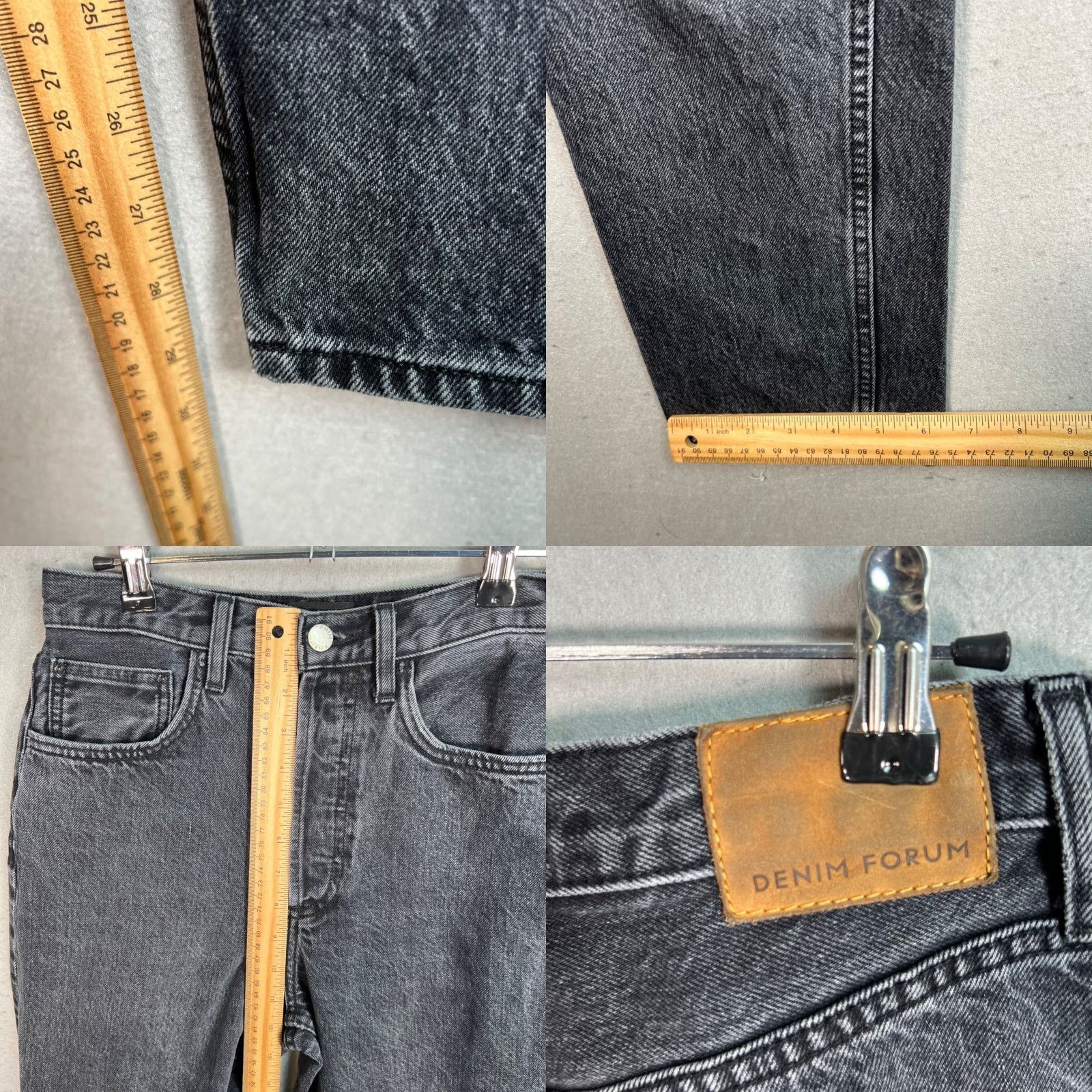 Vintage VINTAGE Denim Forum Jeans Women Size 25 Black High Rise 30in Inseam Womens Size 42" / US 20 - 8 Thumbnail