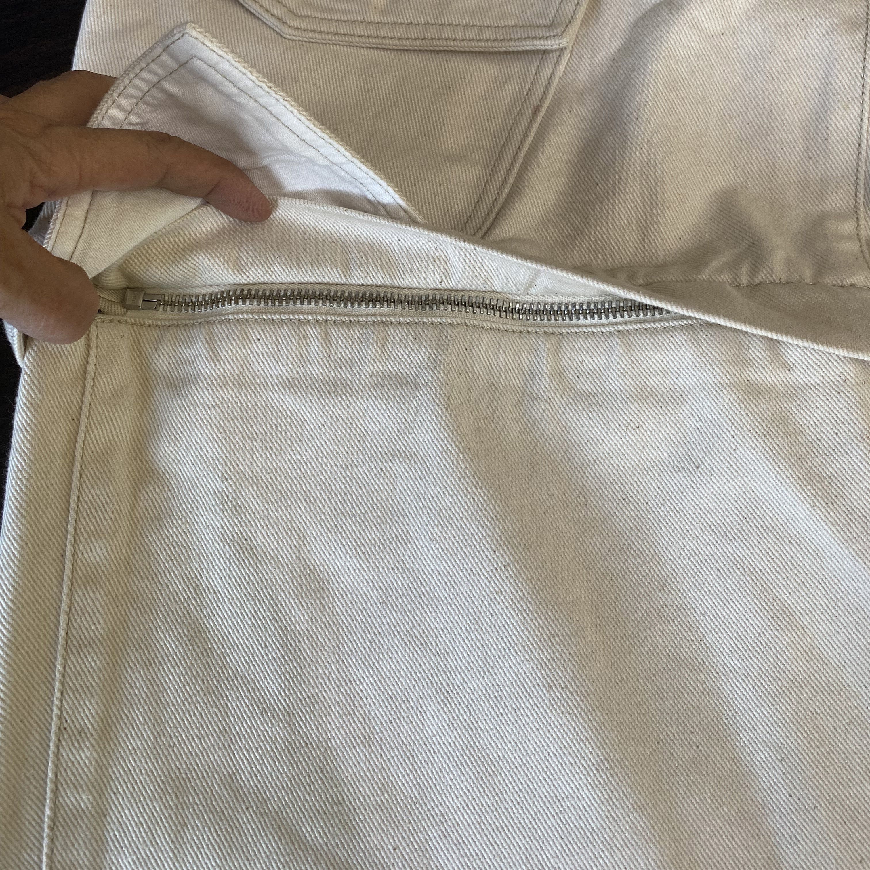 Dion Lee Natural Denim Parachute Jeans Pants Size 29" - 8 Thumbnail