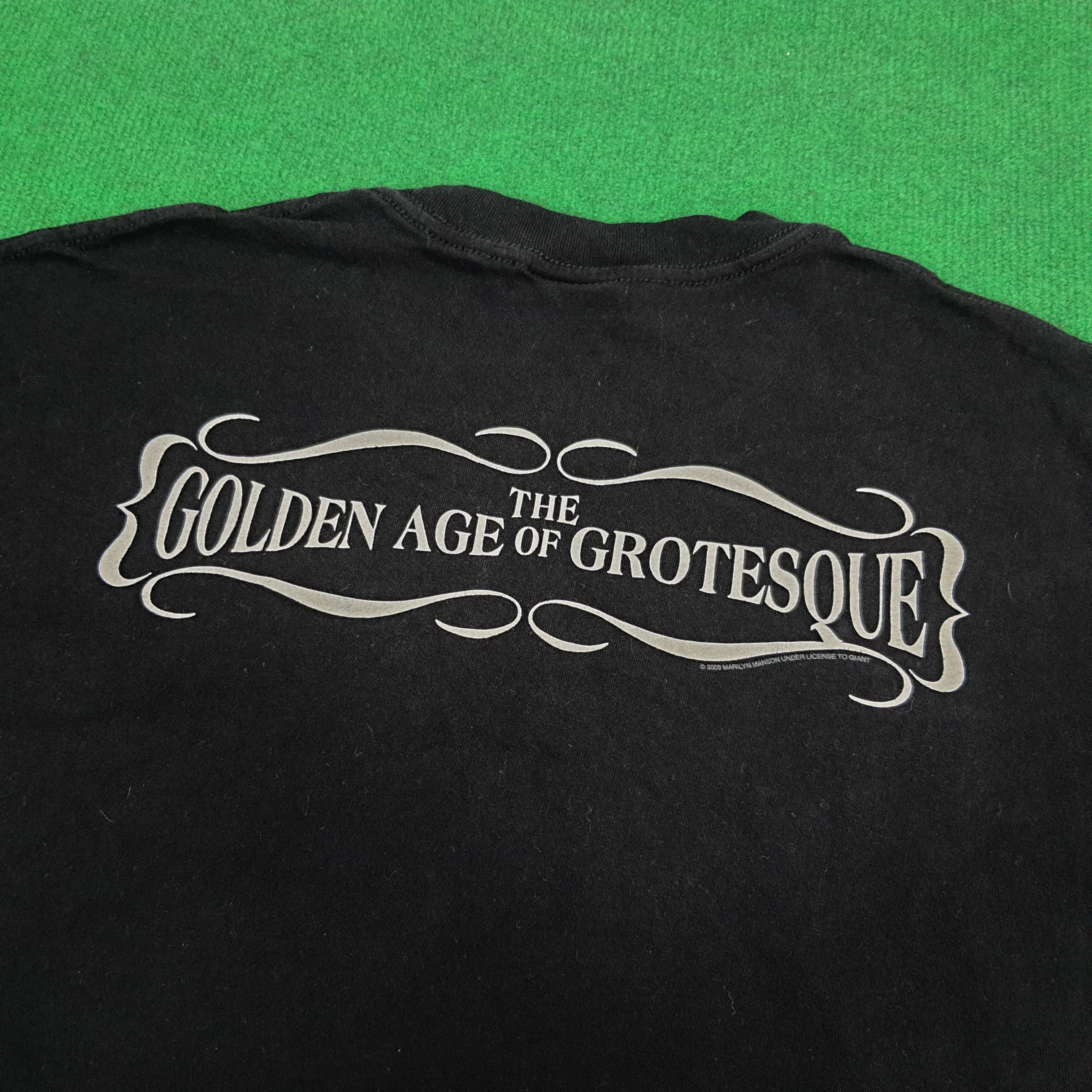 Band Tees × Marilyn Manson Vintage Marilyn Manson Golden Age of Grotesque 2003 Tees Size US L / EU 52-54 / 3 - 4 Thumbnail