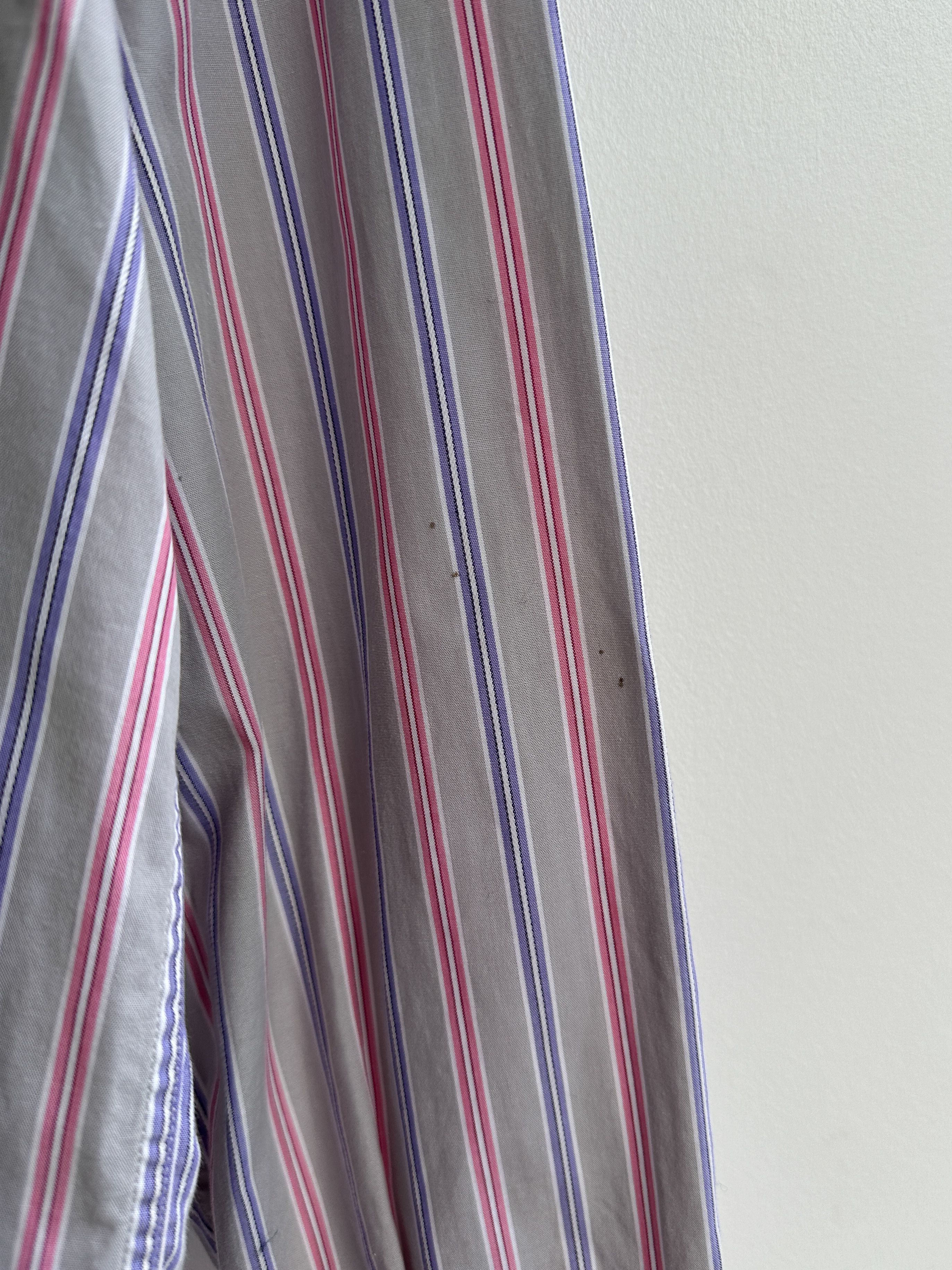 Burberry Vintage Burberry Striped Shirt Size US L / EU 52-54 / 3 - 9 Thumbnail