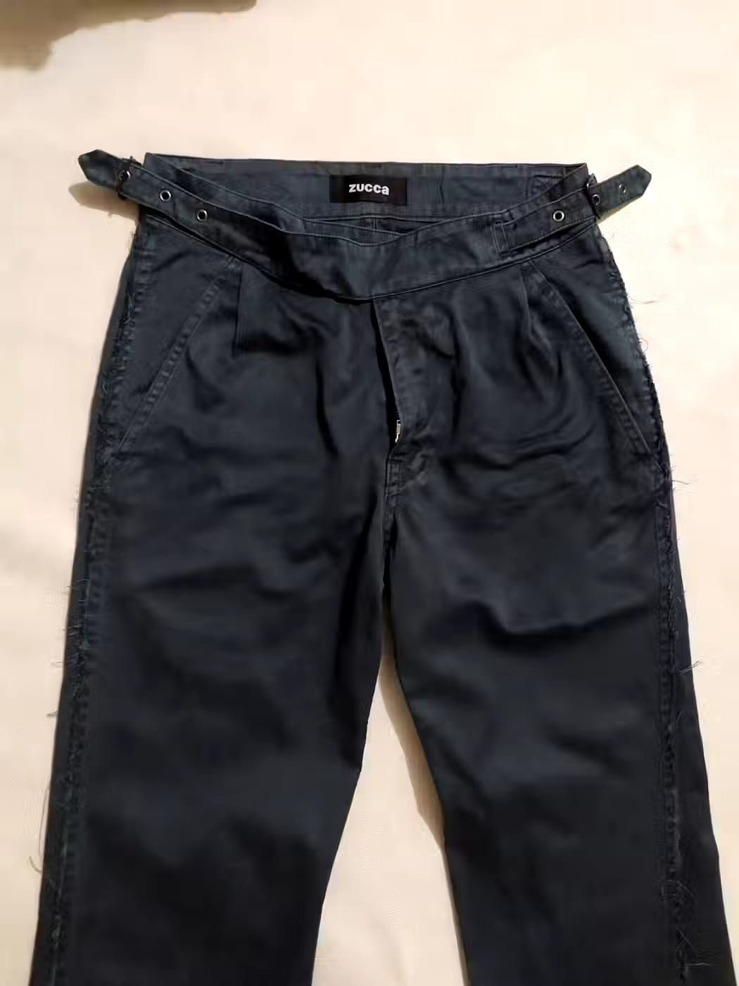 Zucca Zucca Miyake Pants Nice Design frayed Side Size 28" / US 6 / IT 42 - 2 Thumbnail