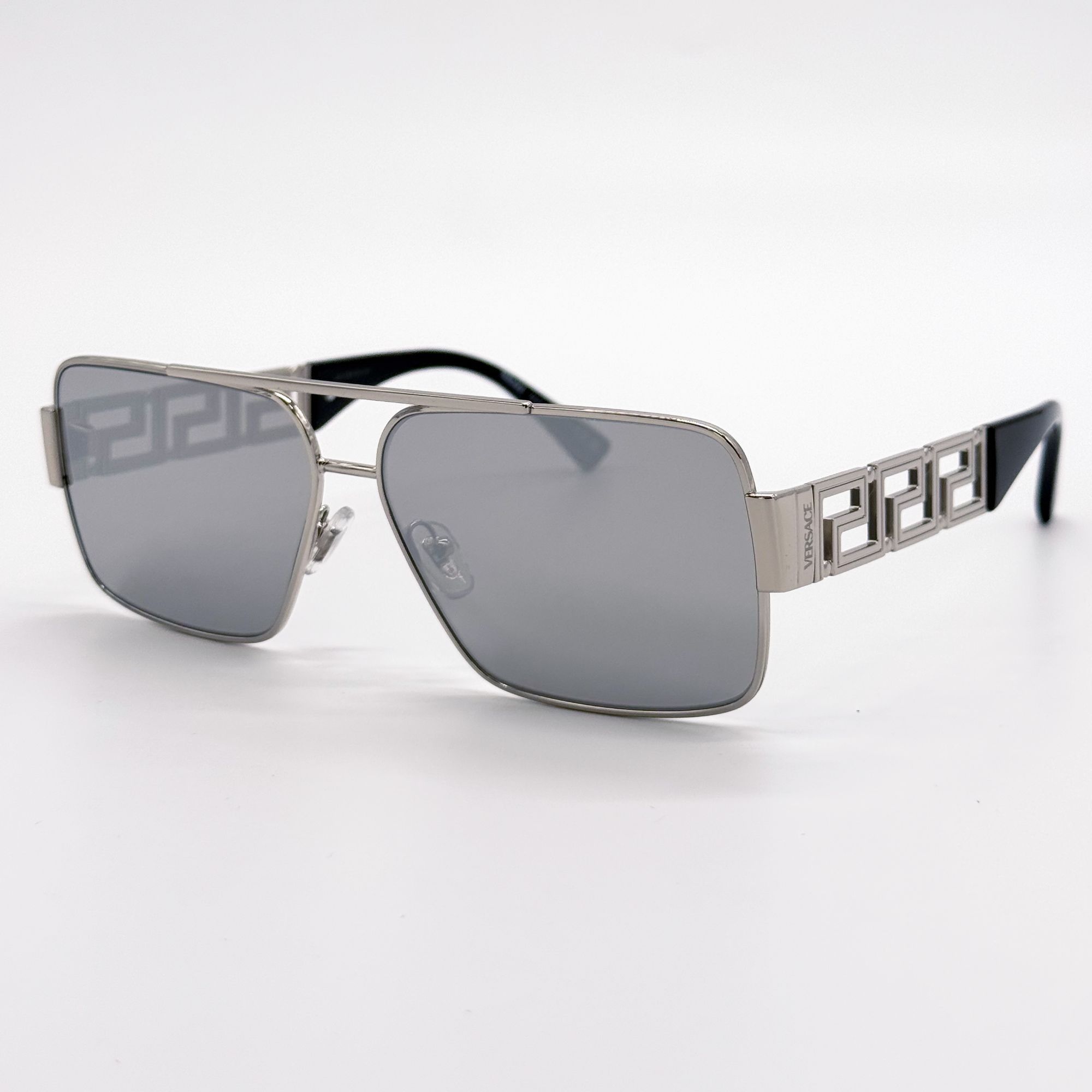 Versace NEW VERSACE SUNGLASSES VE2290 10016G SILVER VE2290 1001/6G Size ONE SIZE - 2 Thumbnail