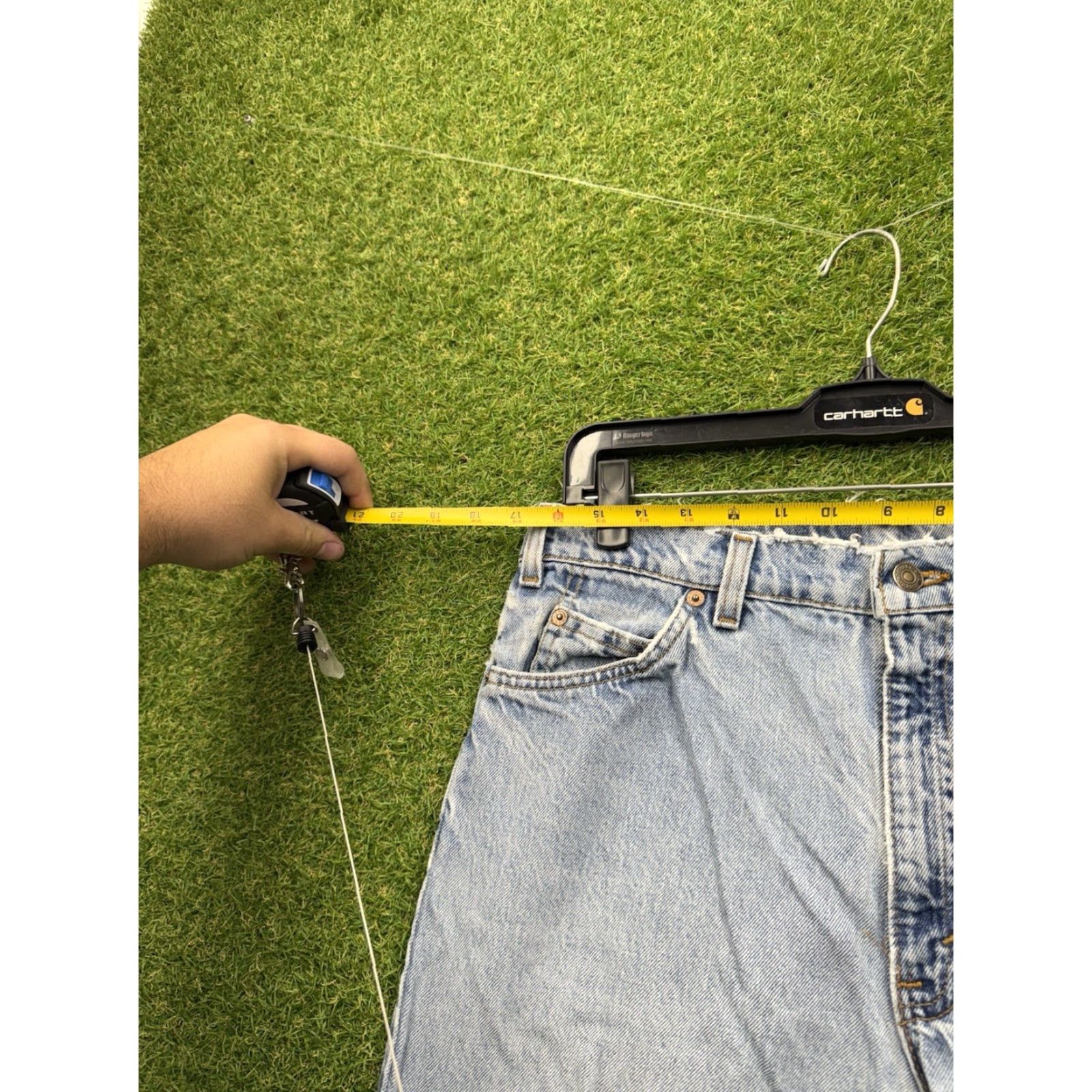 Levi's VINTAGE Levi's 560 Jeans 36x30 Tapered Blue USA Made 90s Mens Size US 36 / EU 52 - 6 Thumbnail