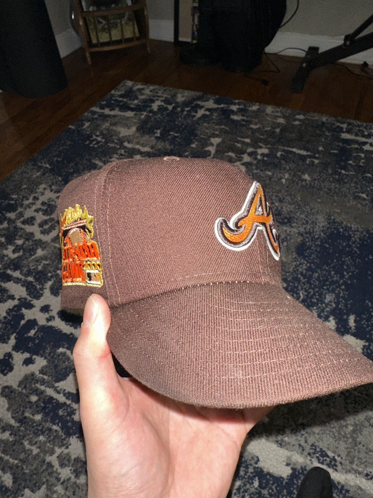 image of 7 3/8 Myfitteds X Atlanta Braves 2000 Asg ‘Agatsuma’ in Brown, Men's