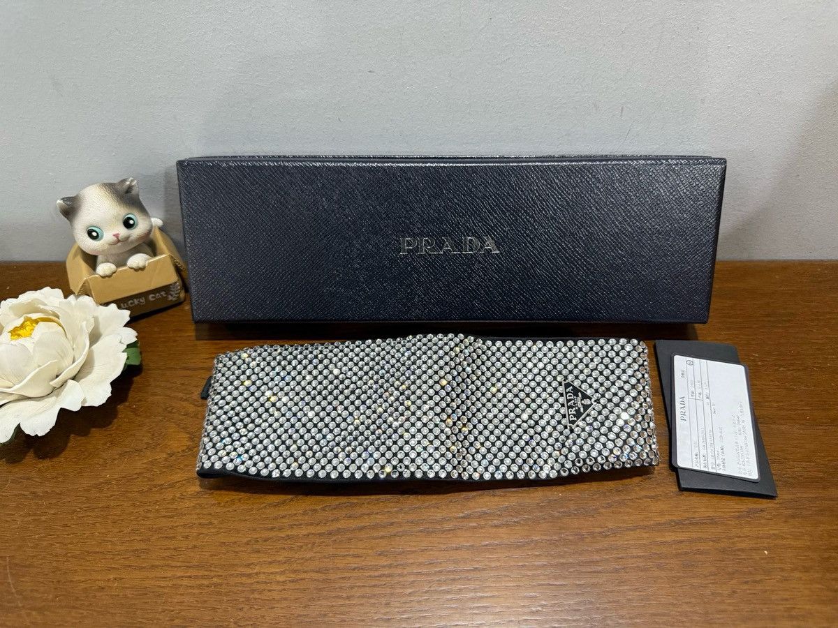 Gucci Prada Crystal Metallic Headband Size ONE SIZE - 4 Thumbnail